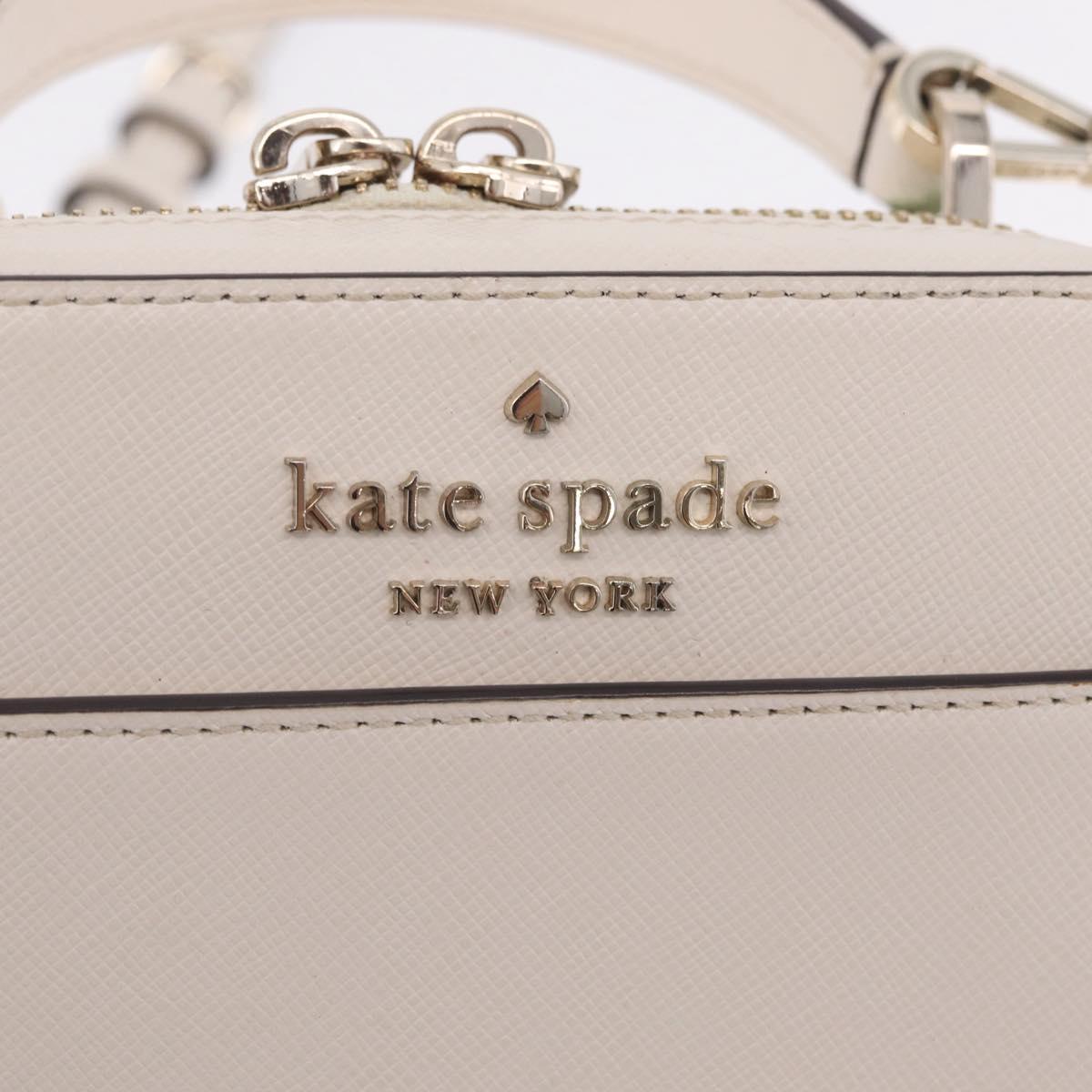 kate spade x Disney Shoulder Bag Leather 2way Beige Gold Auth 212408M