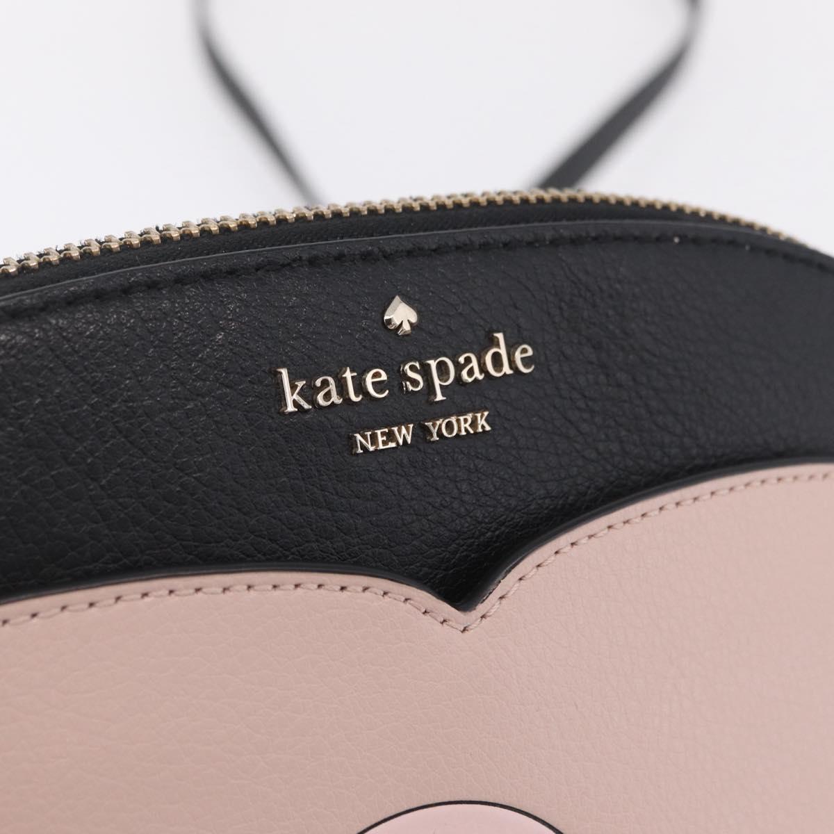 kate spade x Disney Minnie Mouse Shoulder Bag Leather Pink Gold Auth 212409A