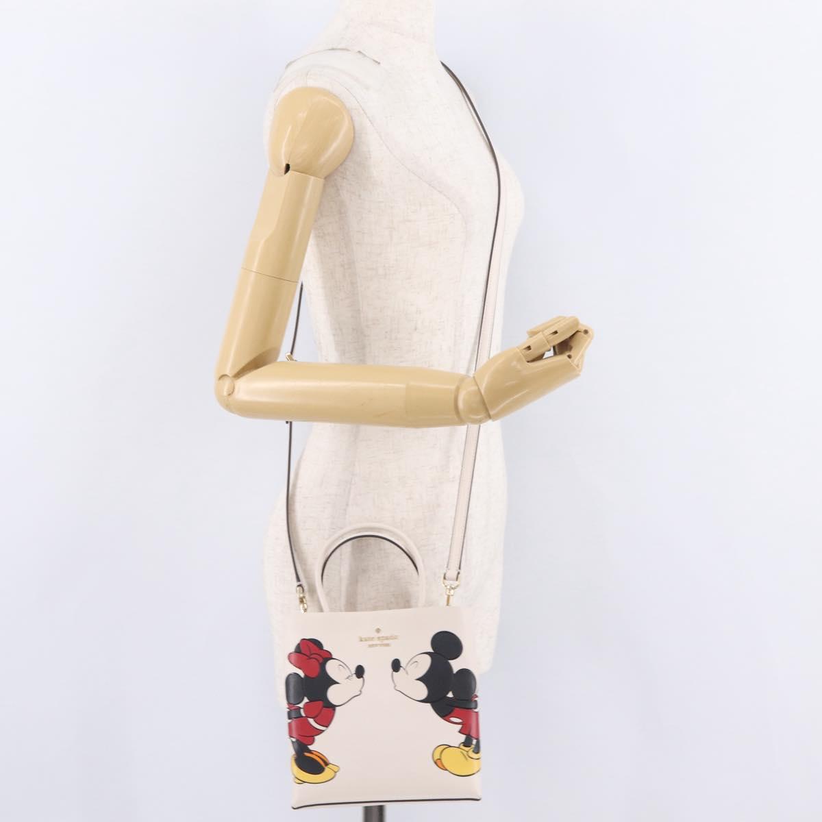 kate spade x Disney Minnie Mouse Mickey Mouse Bag Leather 2way Auth 212410M