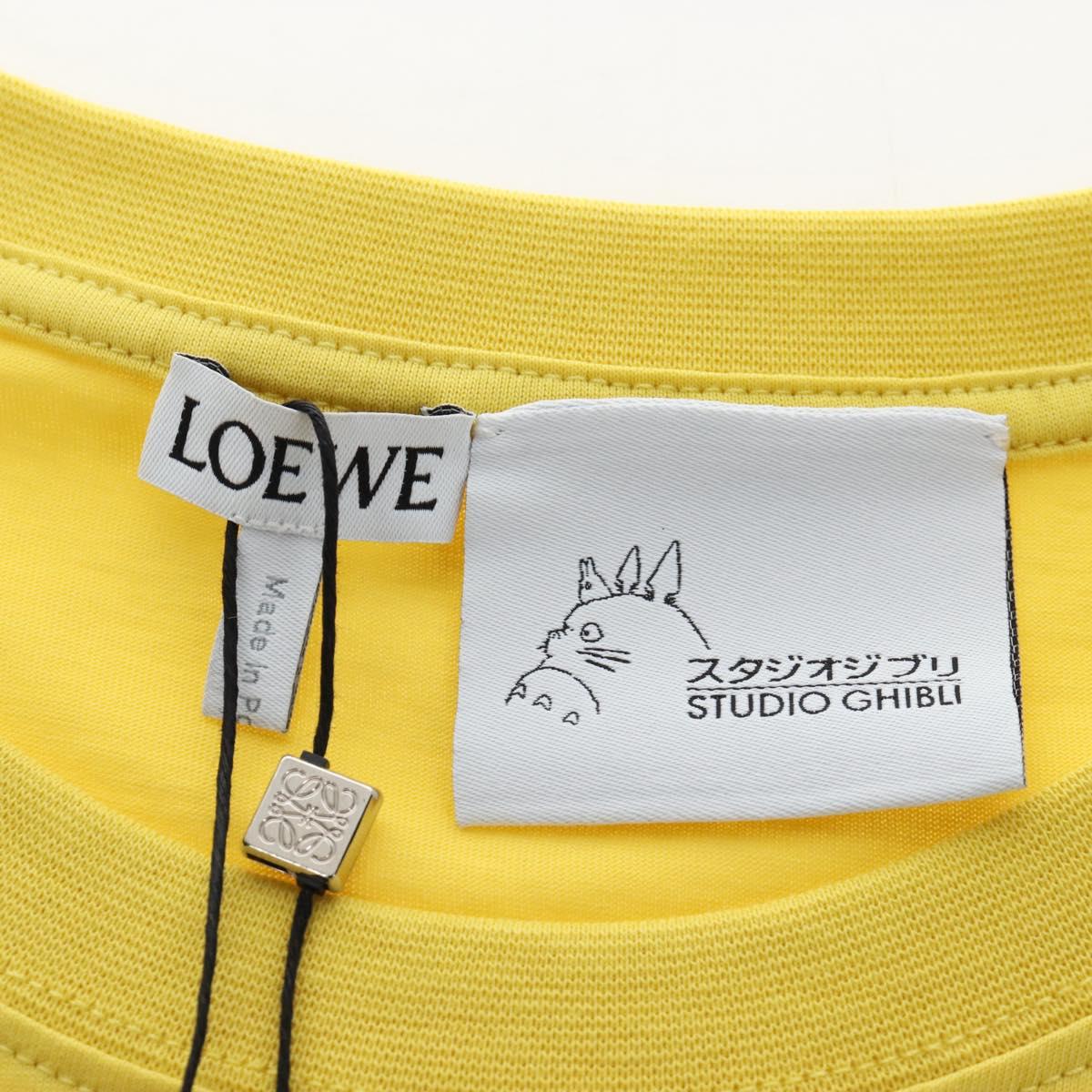 LOEWE LOEWE × Studio Ghibli Ootori-sama Shirt cotton XS Yellow Auth 212416M