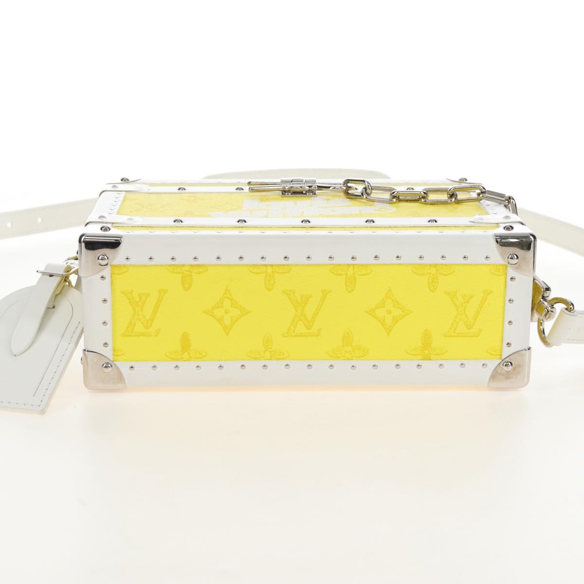 LOUIS VUITTON Monogram Everyday Clutch Box Bag Yellow M45869 LV Auth 212435SM