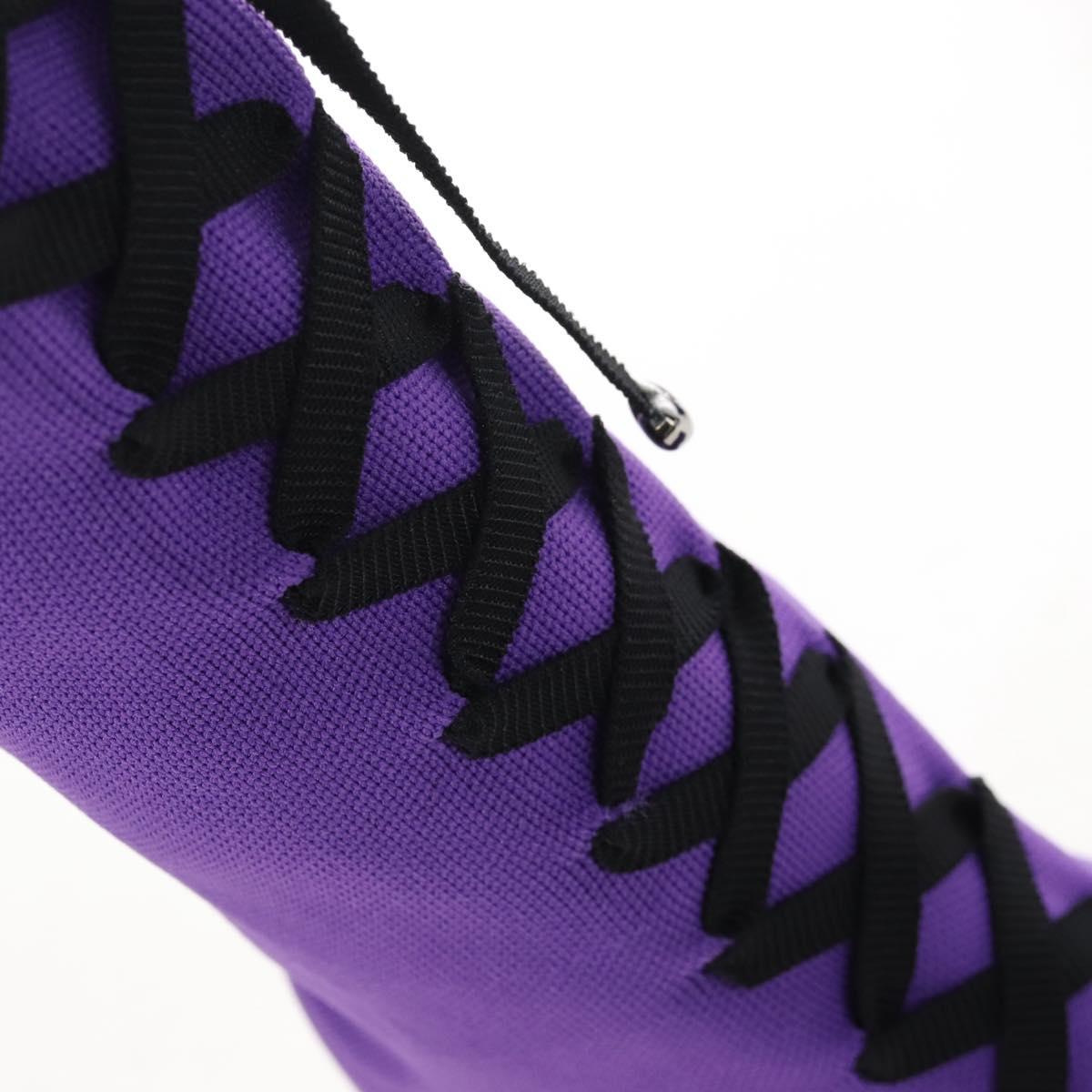Jimmy Choo x Sailor Moon Sailor Saturn Boots knitted Fabrics 36 Auth 212458SM