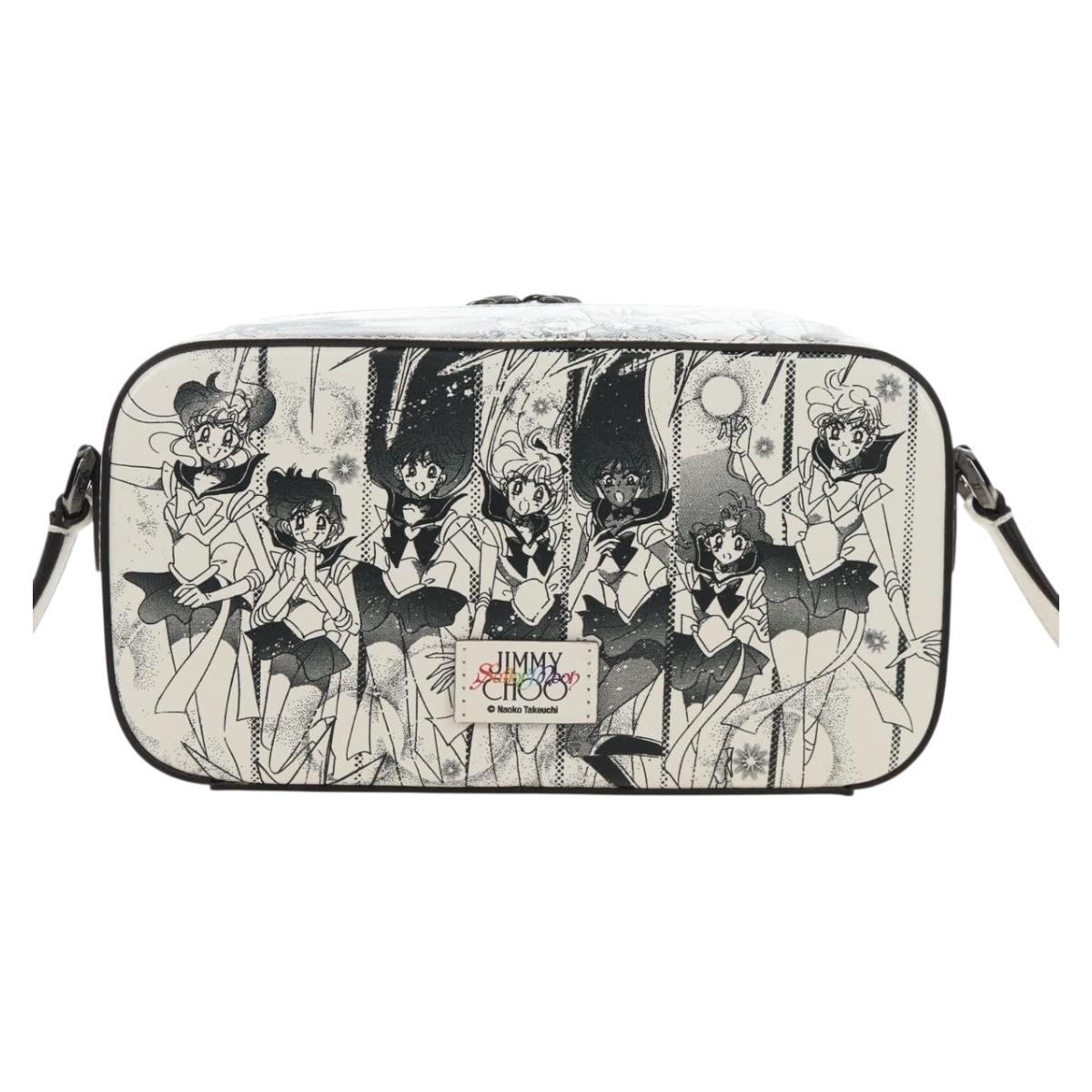 Jimmy Choo x Sailor Moon Sailor Guardians Phone Case Leather White Auth 212460SM
