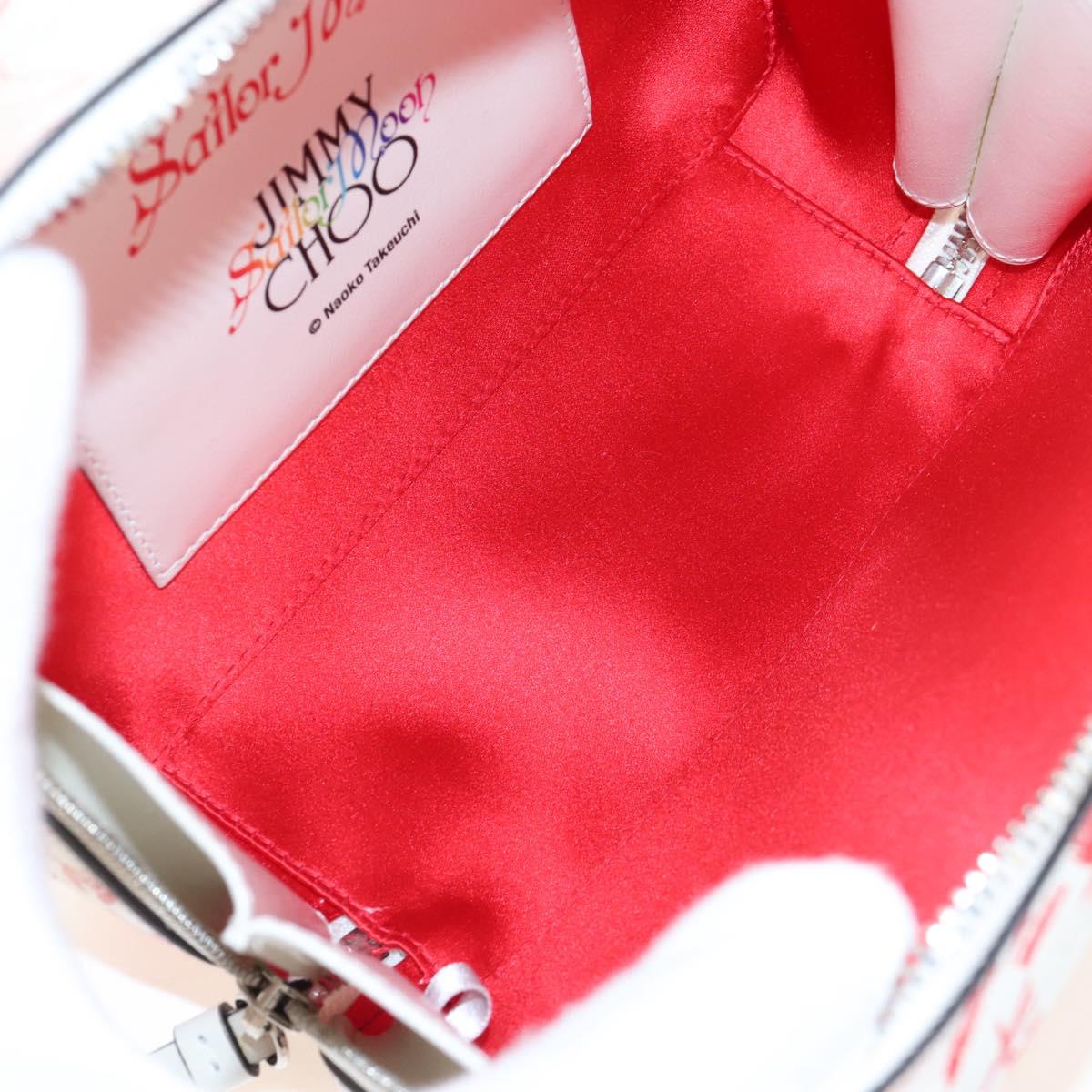 Jimmy Choo x Sailor Moon Sailor Mars Vanity Avenue Bag Leather Auth 212462SM