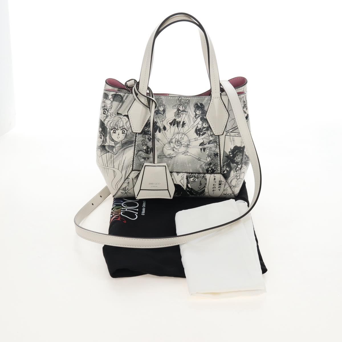 Jimmy Choo x Sailor Moon Sailor Guardians Diamond Tote S Bag Auth 212464SM