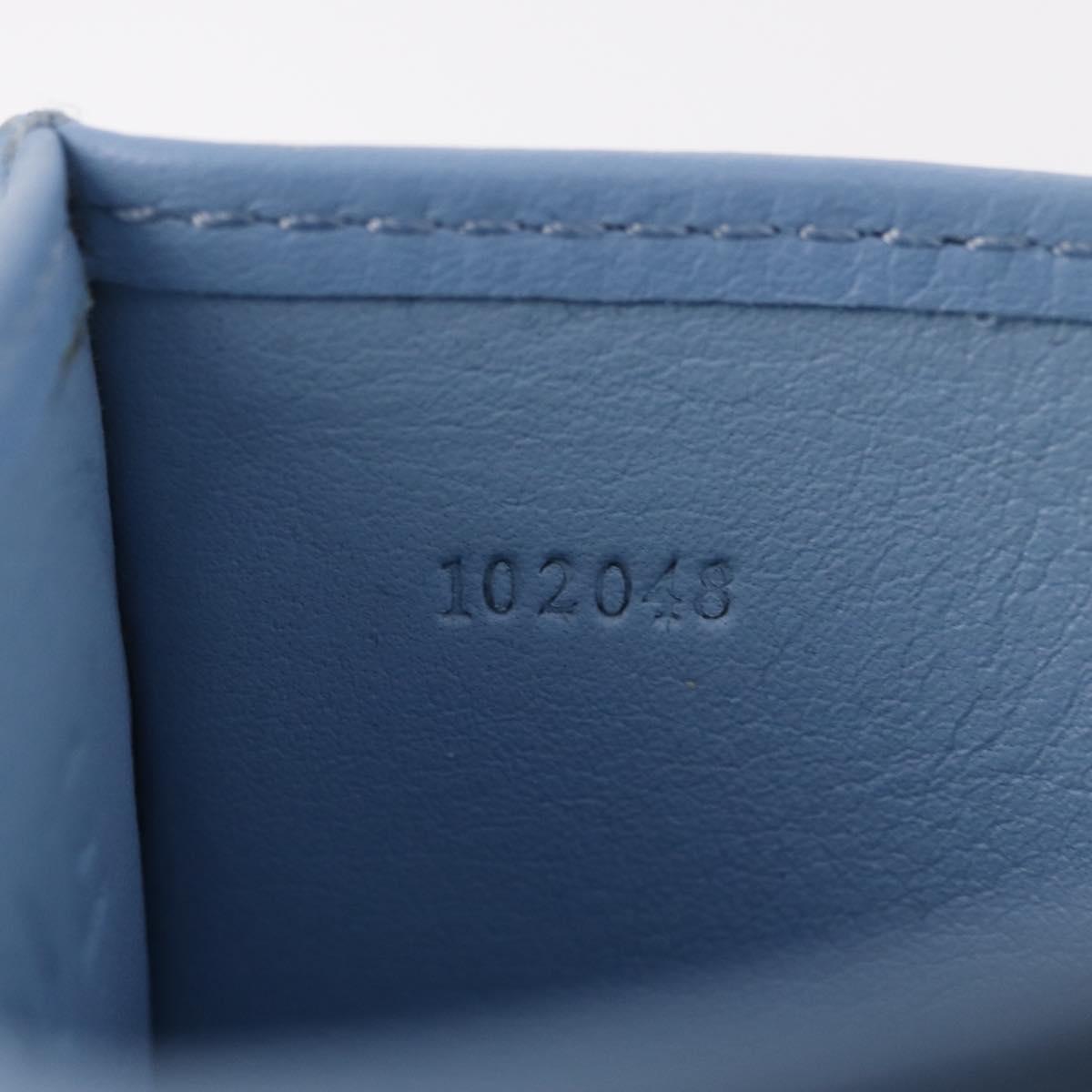 LOEWE x Studio Ghibli Little Totoro Card Case Leather Light Blue Auth 212472SAM