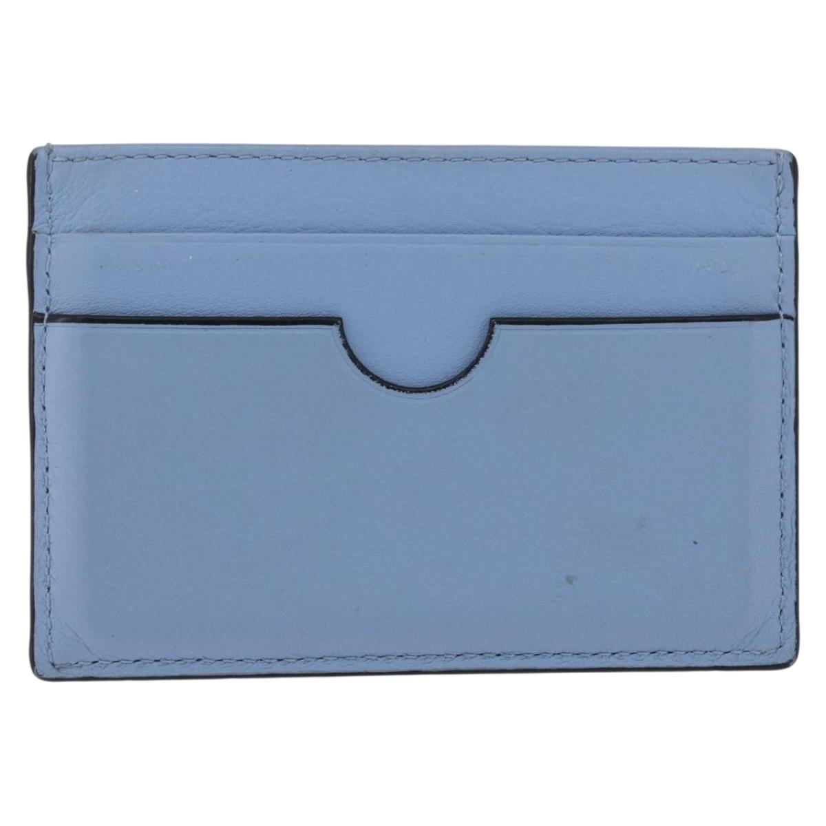 LOEWE x Studio Ghibli Little Totoro Card Case Leather Light Blue Auth 212472SAM
