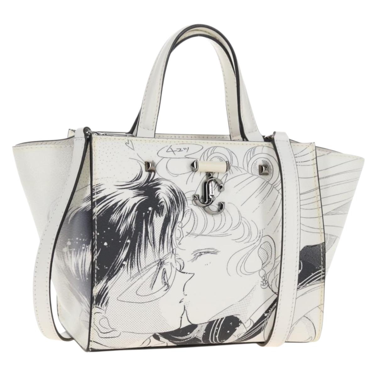 Jimmy Choo x Sailor Moon Tuxedo Mask Varenne Bag Leather 2way Auth 212481SAM
