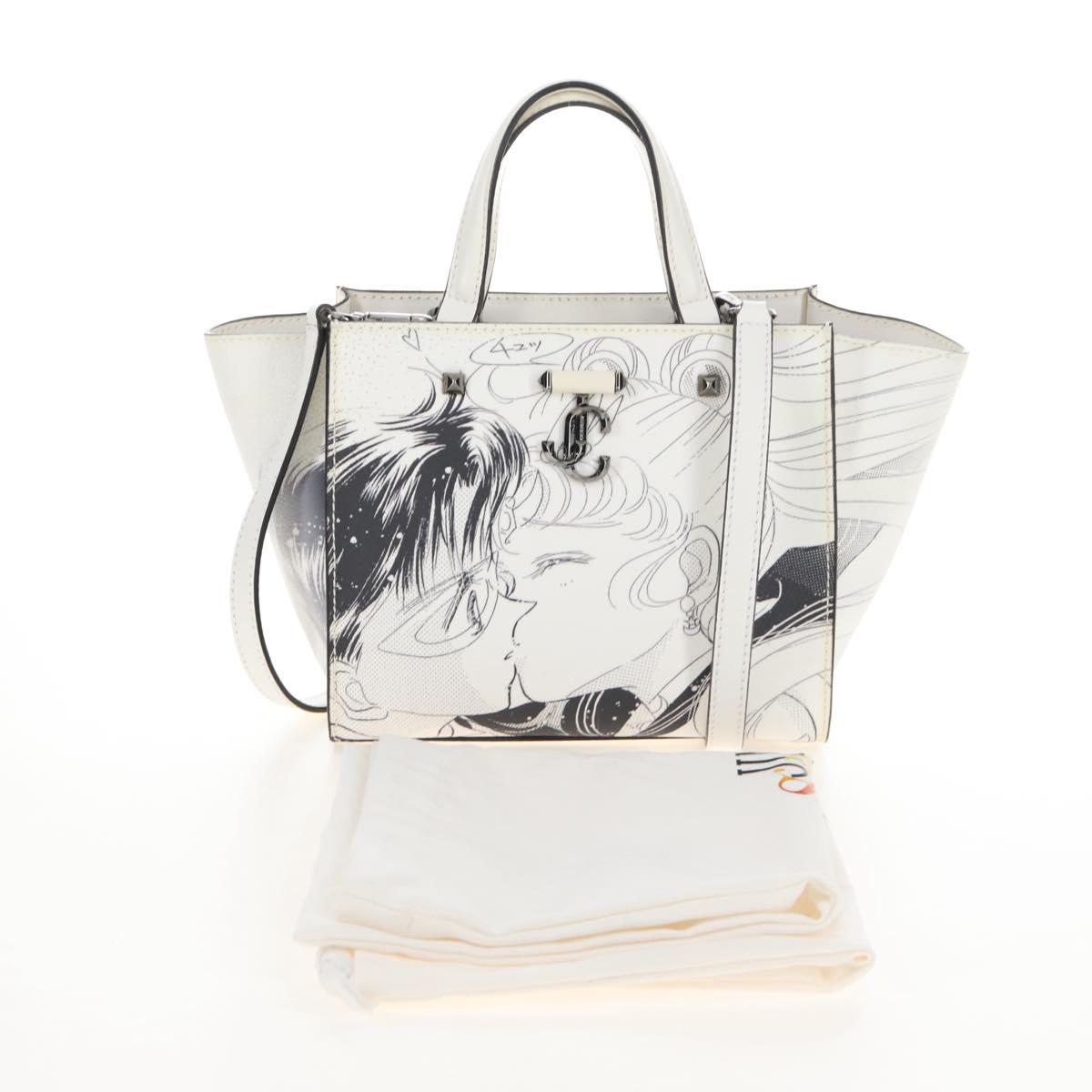 Jimmy Choo x Sailor Moon Tuxedo Mask Varenne Bag Leather 2way Auth 212481SAM
