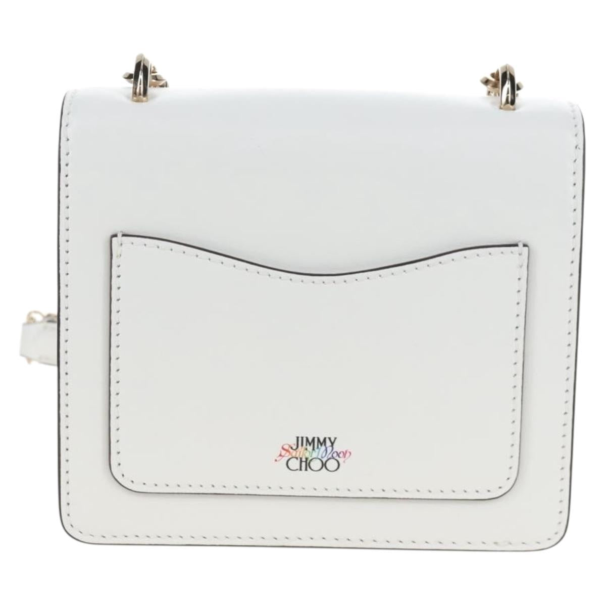 Jimmy Choo x Sailor Moon Sailor Mars Varenne Quad XS Bag Leather Auth 212482SM