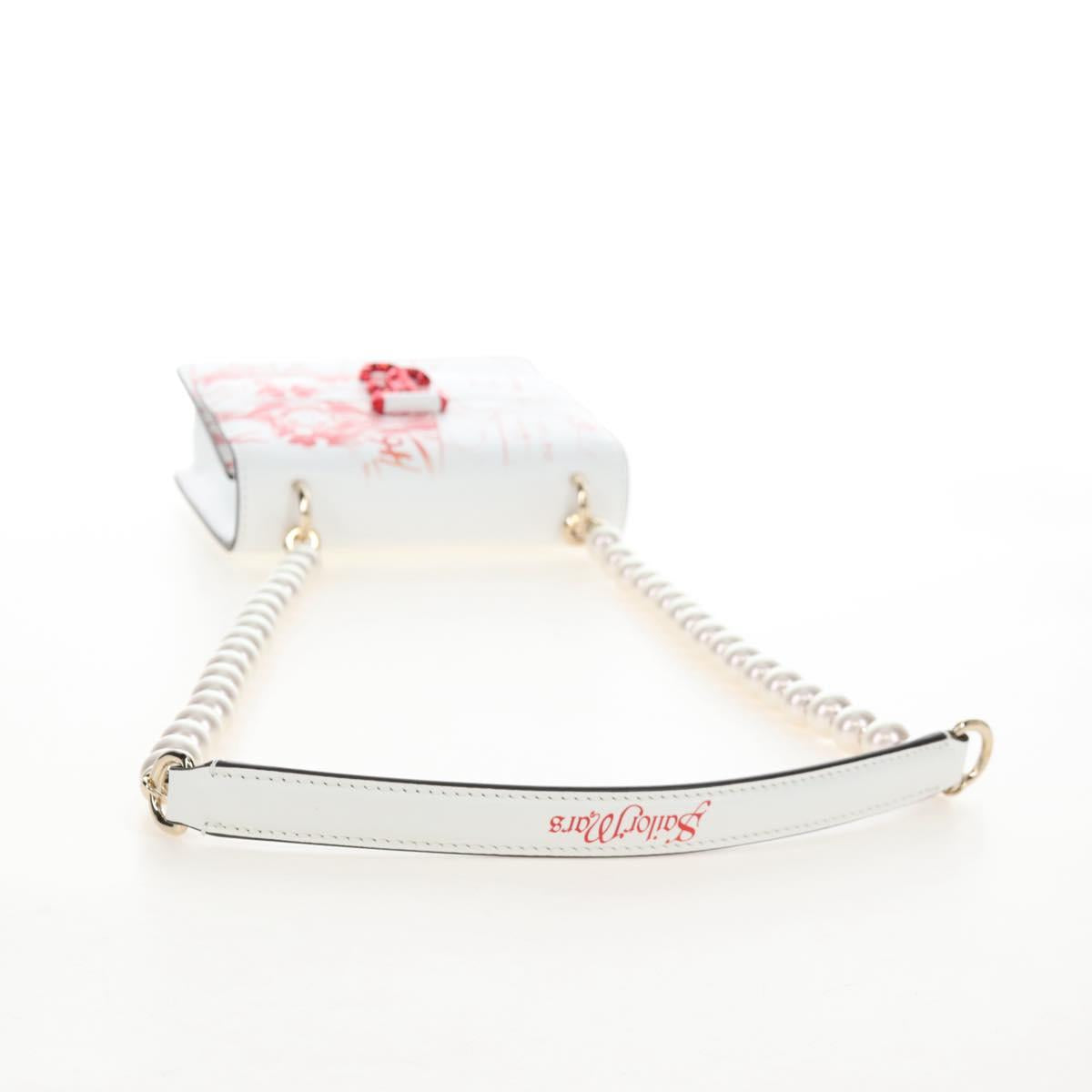 Jimmy Choo x Sailor Moon Sailor Mars Varenne Quad XS Bag Leather Auth 212482SM