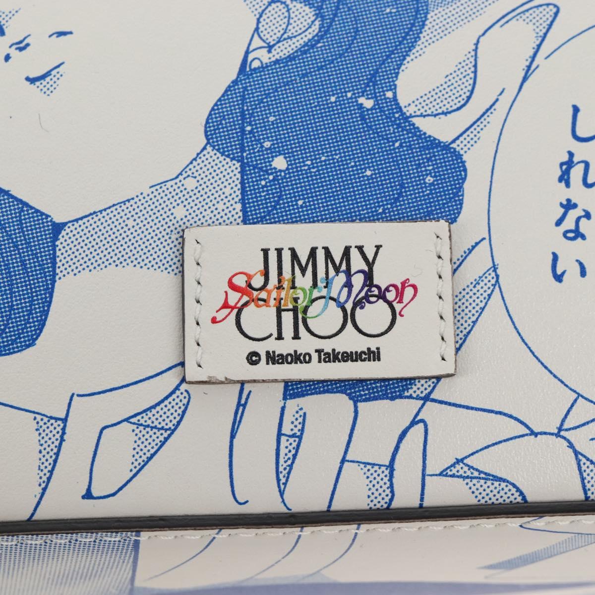 Jimmy Choo x Sailor Moon Sailor Uranus Vanity Avenue Bag Leather Auth 212490SM