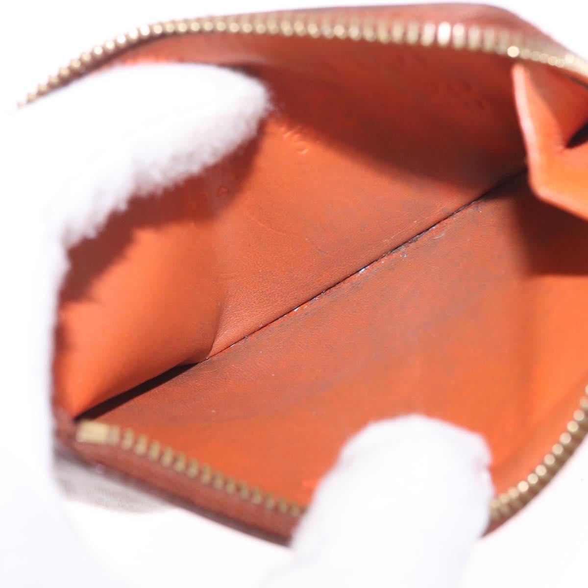 LOEWE x Studio Ghibli Calcifer Coin Purse Leather Brown Gold Auth 212494A