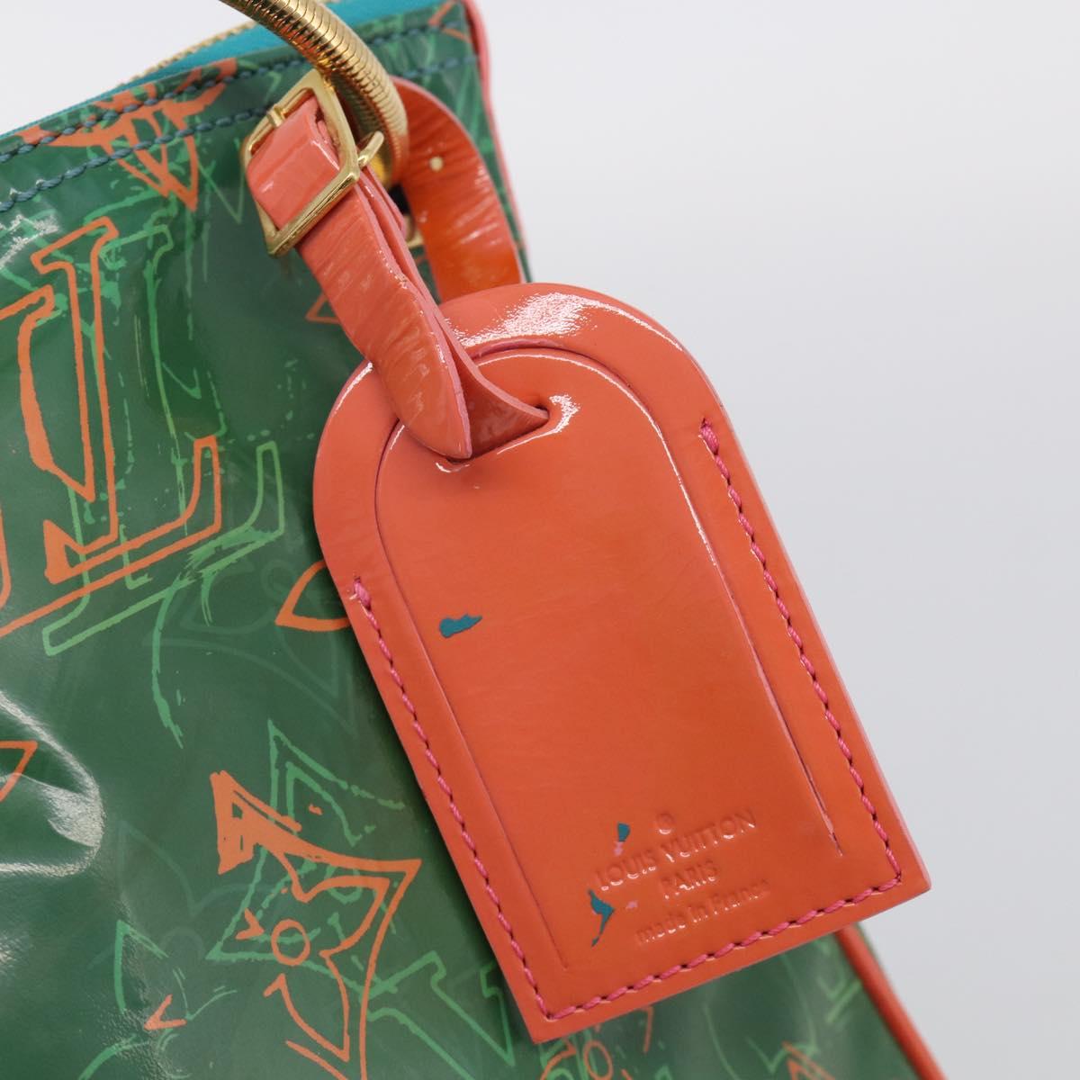 LOUIS VUITTON Bonbon Richard Prince Pochette Bag Green M95748 LV Auth 212498