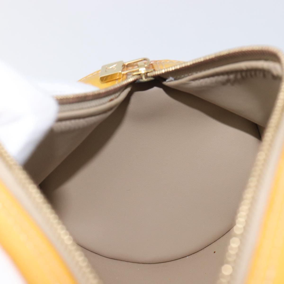 LOUIS VUITTON Monogram Vernis Bedford Hand Bag Beige M91006 LV Auth 212541V