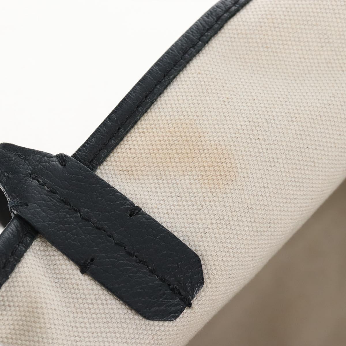 Goyard Herringbone Saint Louis PM Tote Bag PVC Black Auth 212594V