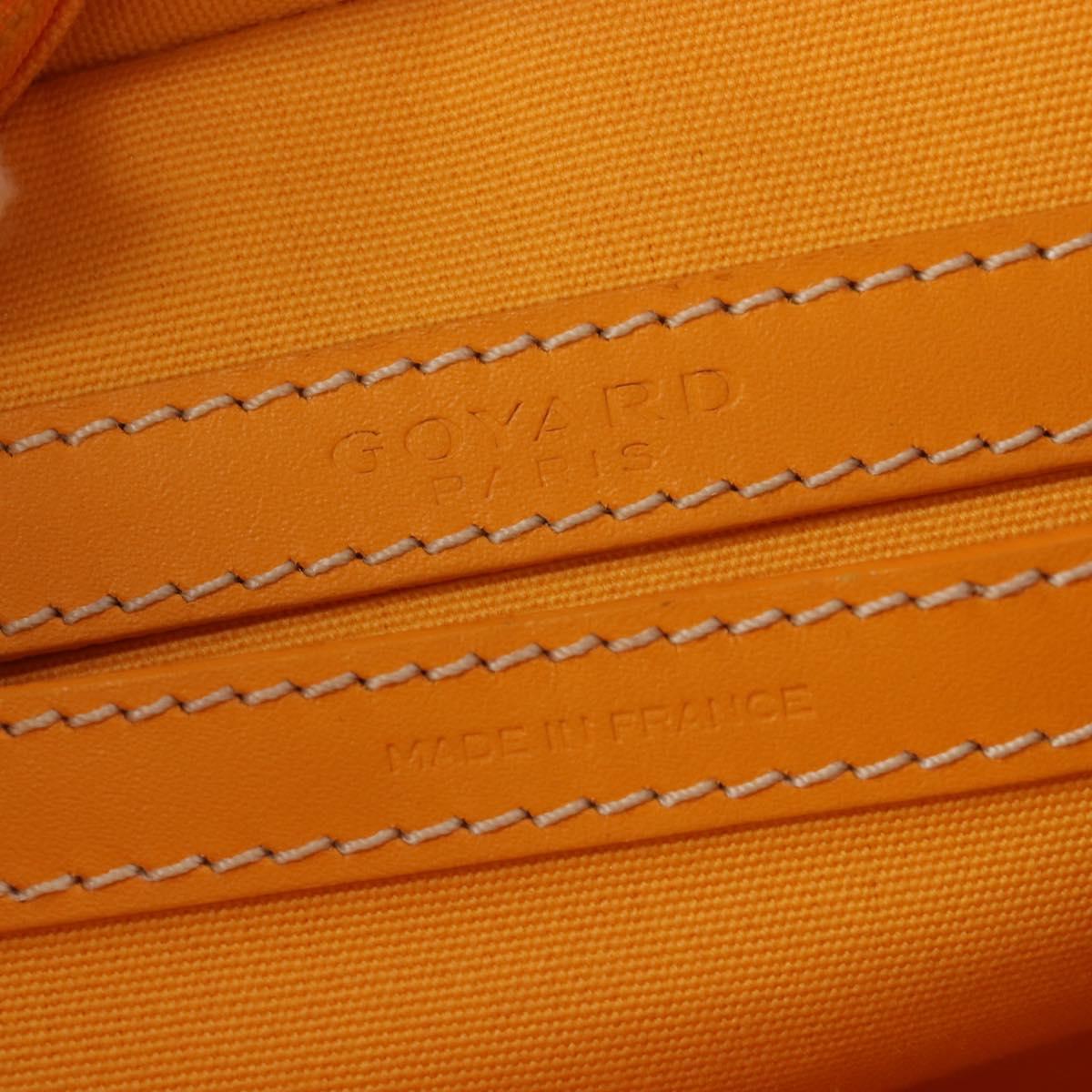 Goyard Herringbone Cup Veil PM Shoulder Bag PVC Yellow Auth 212605SAM
