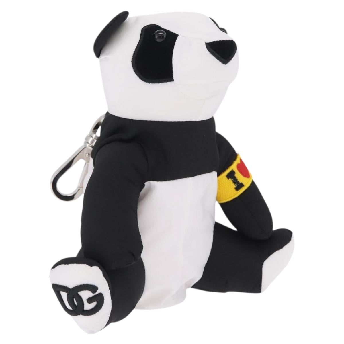 Dolce & Gabbana x Jujutsu Kaisen Eco Bag Panda Nylon Black White Auth 212704M