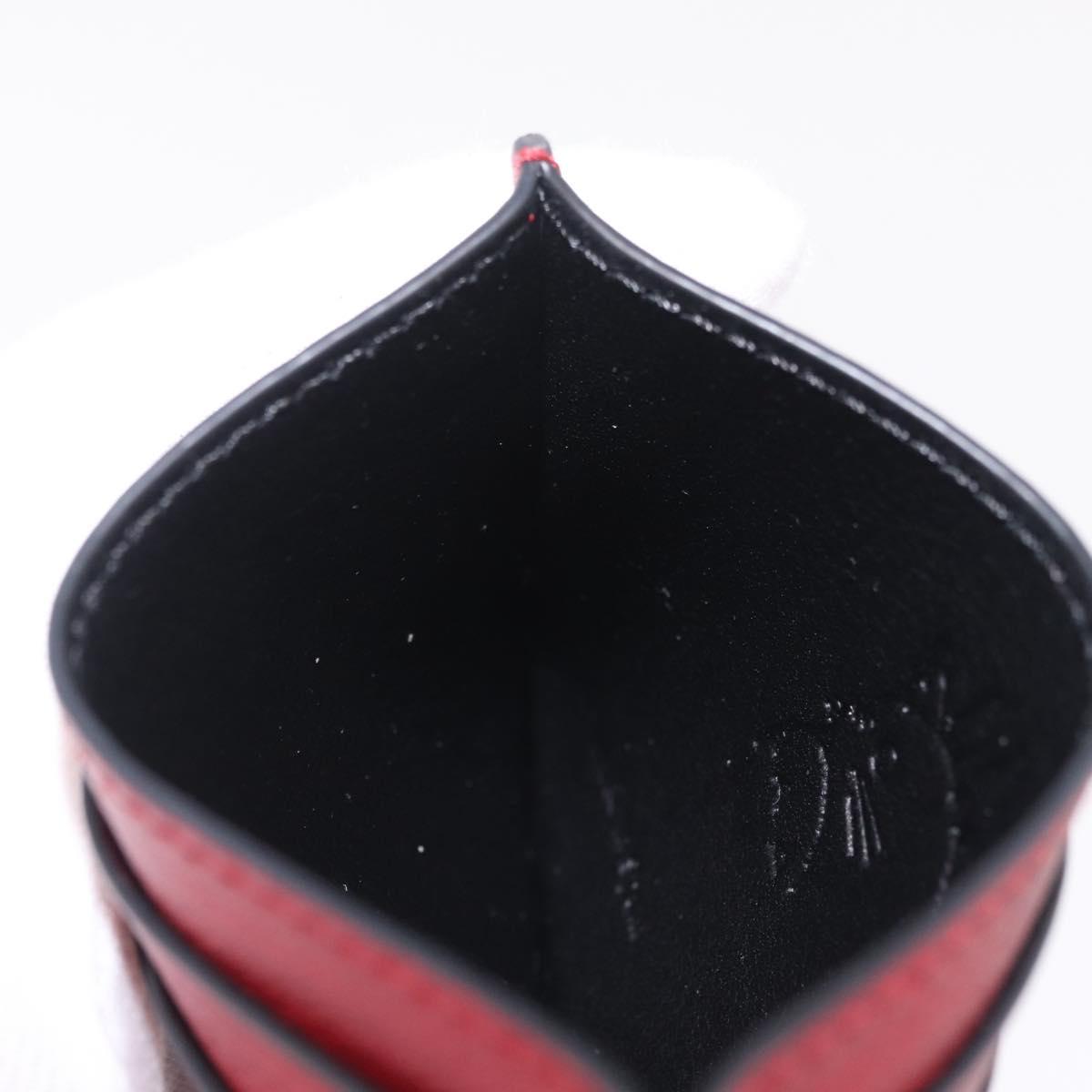 LOEWE x Studio Ghibli Baby Mouse Card Case Leather Red Auth 212707SM