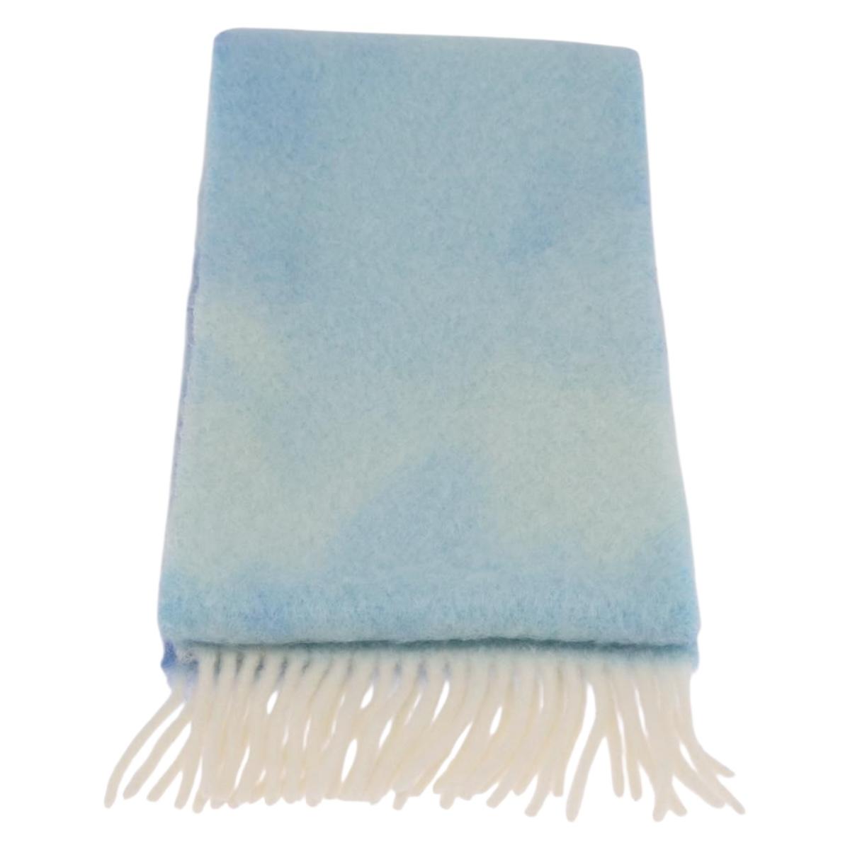 LOEWE x Studio Ghibli Calcifer Scarf Mohair Blue Auth 212708SM