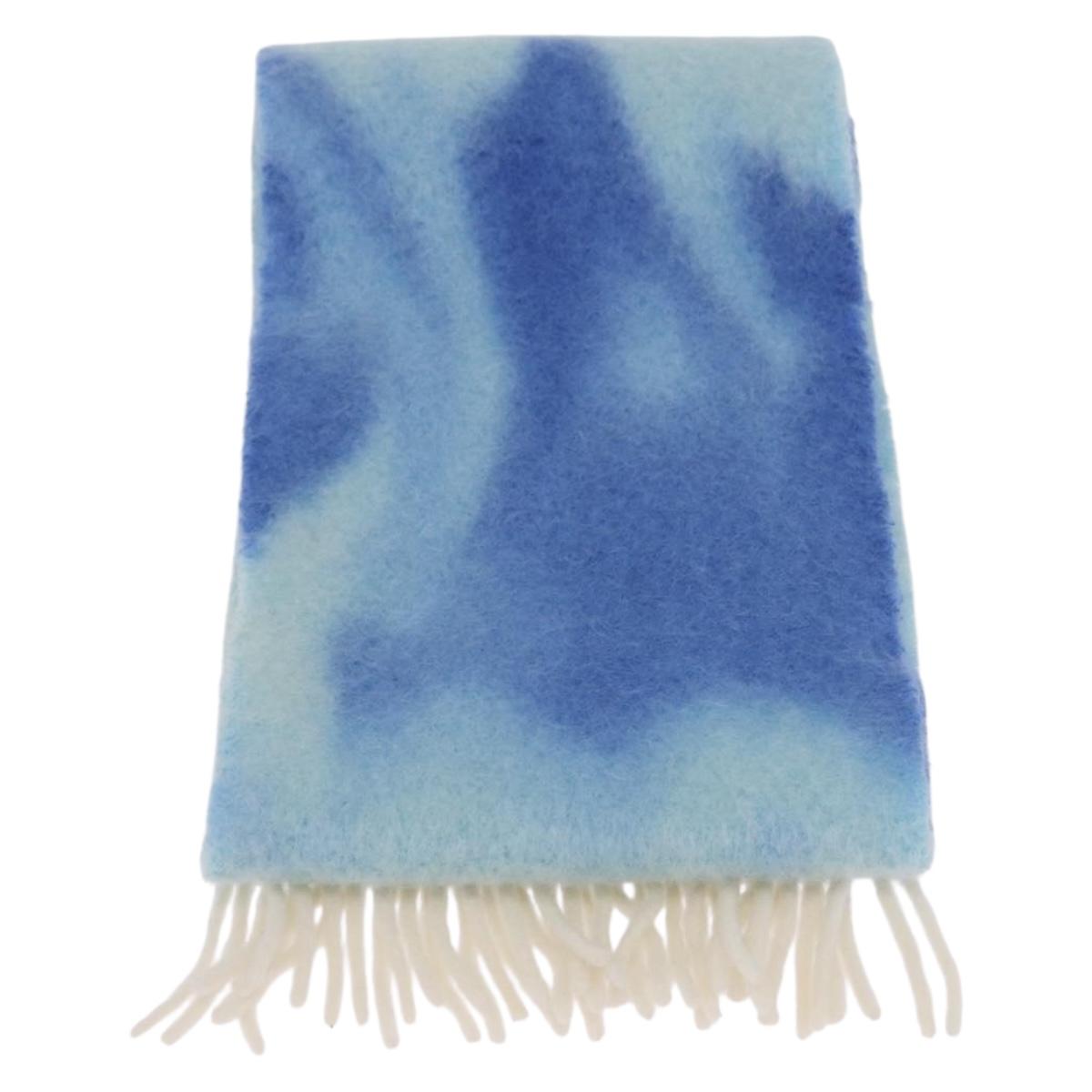 LOEWE x Studio Ghibli Calcifer Scarf Mohair Blue Auth 212708SM