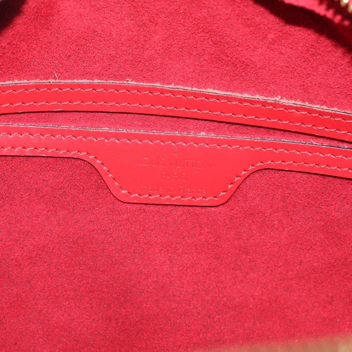 LOUIS VUITTON Epi Soufflot Hand Bag Red M52227 LV Auth 212721