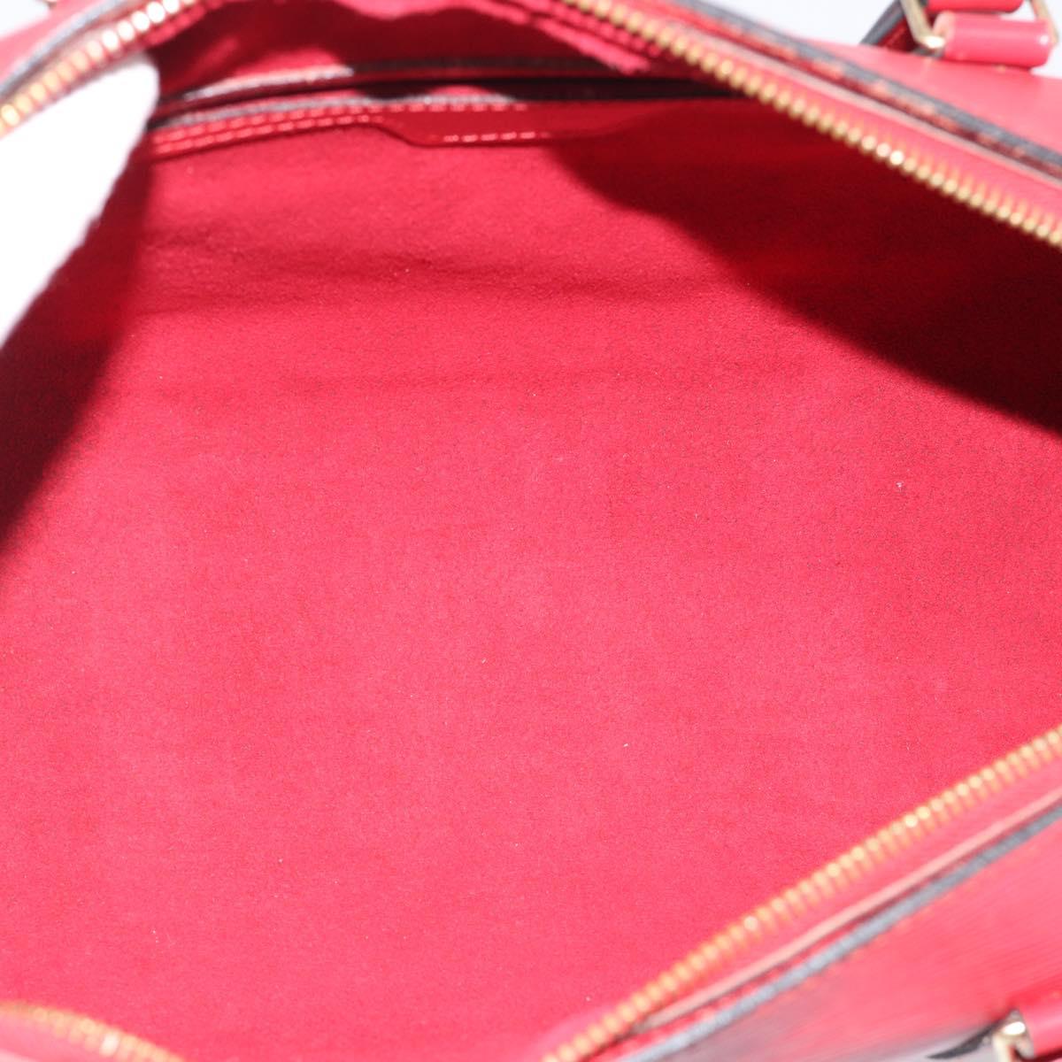 LOUIS VUITTON Epi Soufflot Hand Bag Red M52227 LV Auth 212721