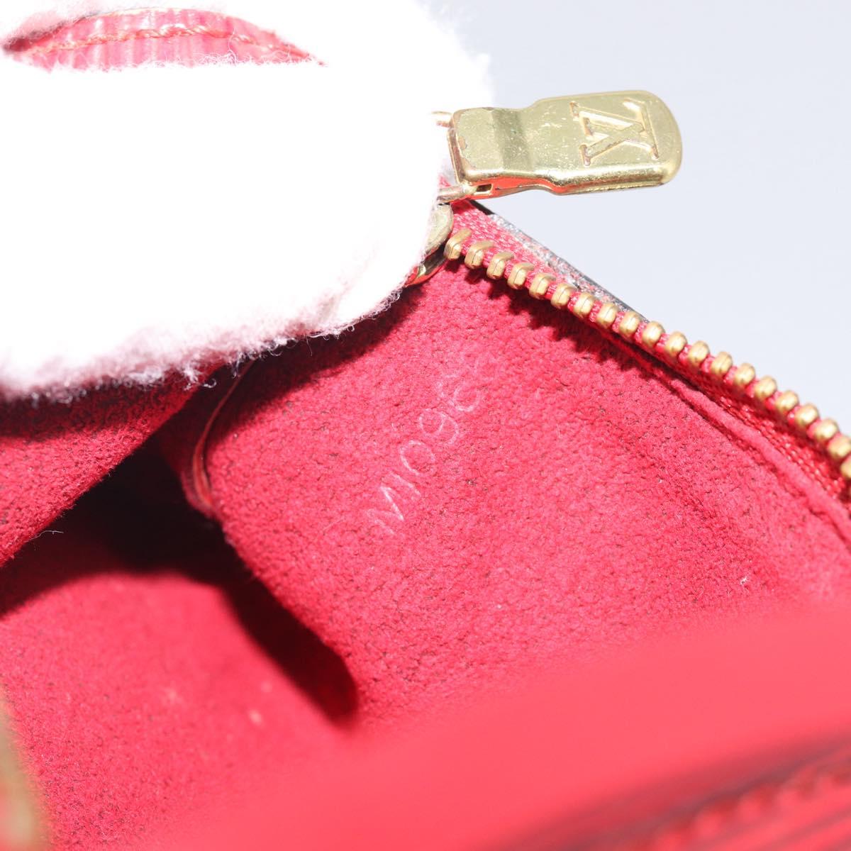 LOUIS VUITTON Epi Soufflot Hand Bag Red M52227 LV Auth 212721