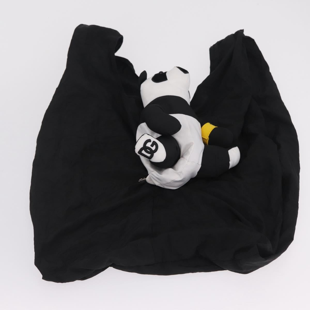 Dolce & Gabbana x Jujutsu Kaisen Eco Bag Panda Nylon Black White Auth 212723M