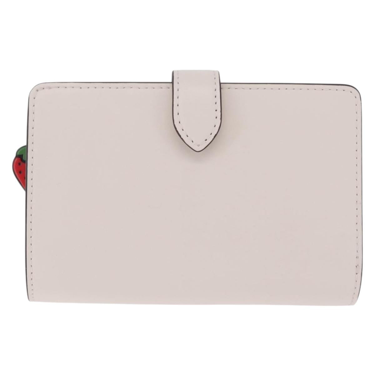 kate spade x Sanrio My Melody Kitty Kuromi Wallet Leather Silver Auth 212732A