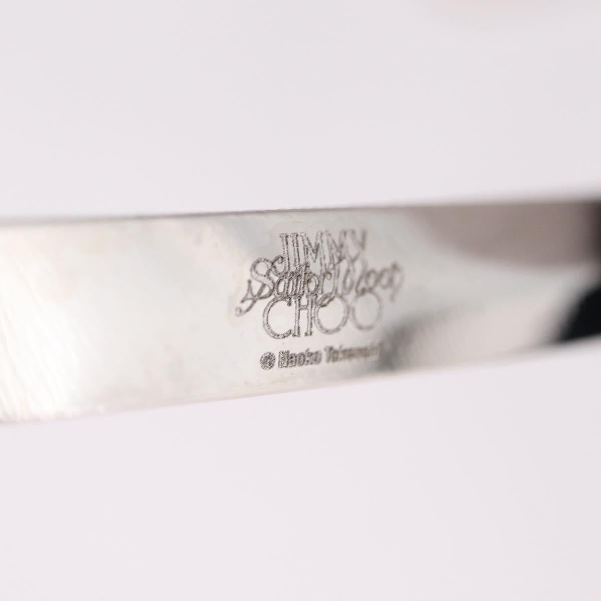 Jimmy Choo x Sailor Moon Hair Clip Luna Velor Black Silver Auth 212735SM