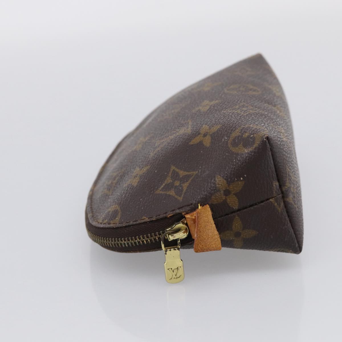 LOUIS VUITTON Monogram Pochette Cosmetic PM Pouch 3 Set M43998 LV Auth 212931