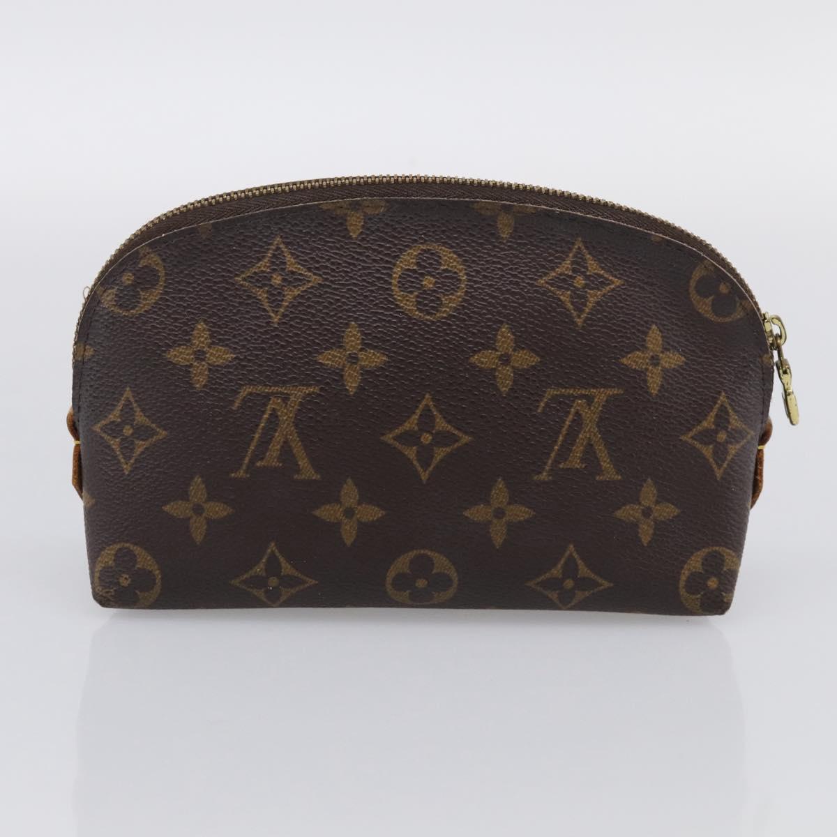 LOUIS VUITTON Monogram Pochette Cosmetic PM Pouch 3 Set M43998 LV Auth 212931