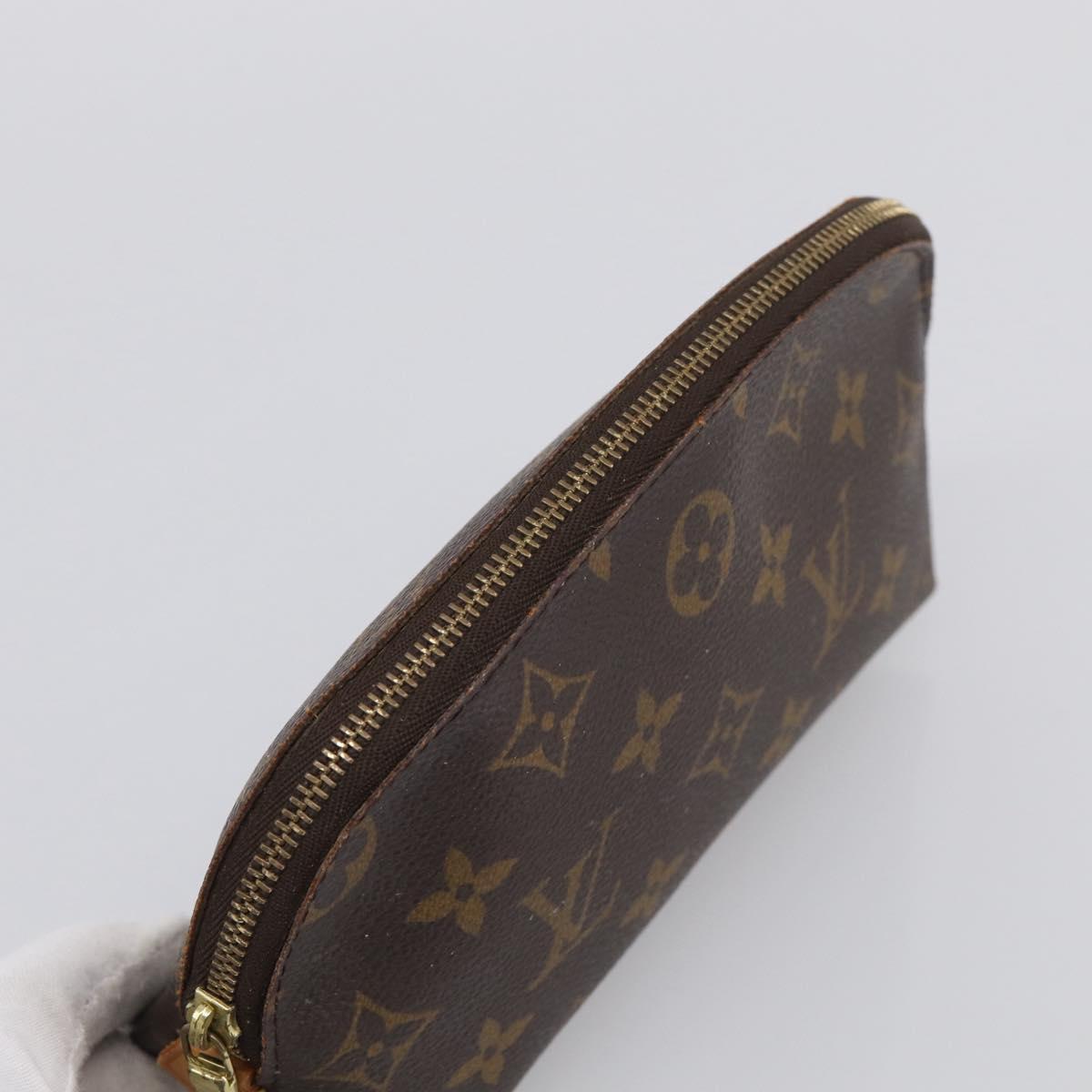 LOUIS VUITTON Monogram Pochette Cosmetic PM Pouch 3 Set M43998 LV Auth 212931