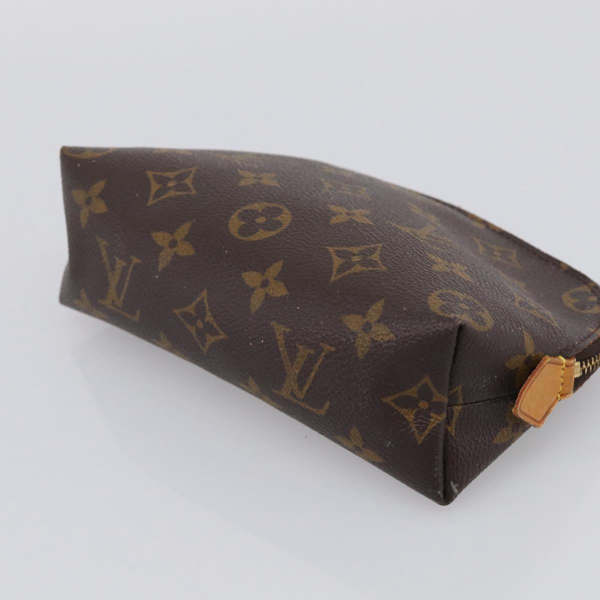 LOUIS VUITTON Monogram Pochette Cosmetic PM Pouch 3 Set M43998 LV Auth 212931