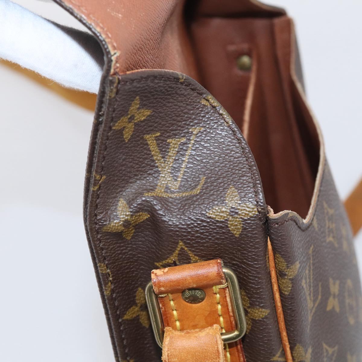 LOUIS VUITTON Monogram Cartouchiere MM Shoulder Bag M51253 LV Auth 212933