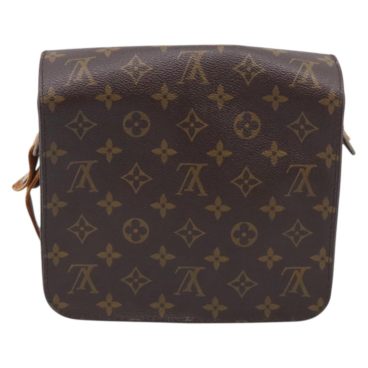 LOUIS VUITTON Monogram Cartouchiere MM Shoulder Bag M51253 LV Auth 212933