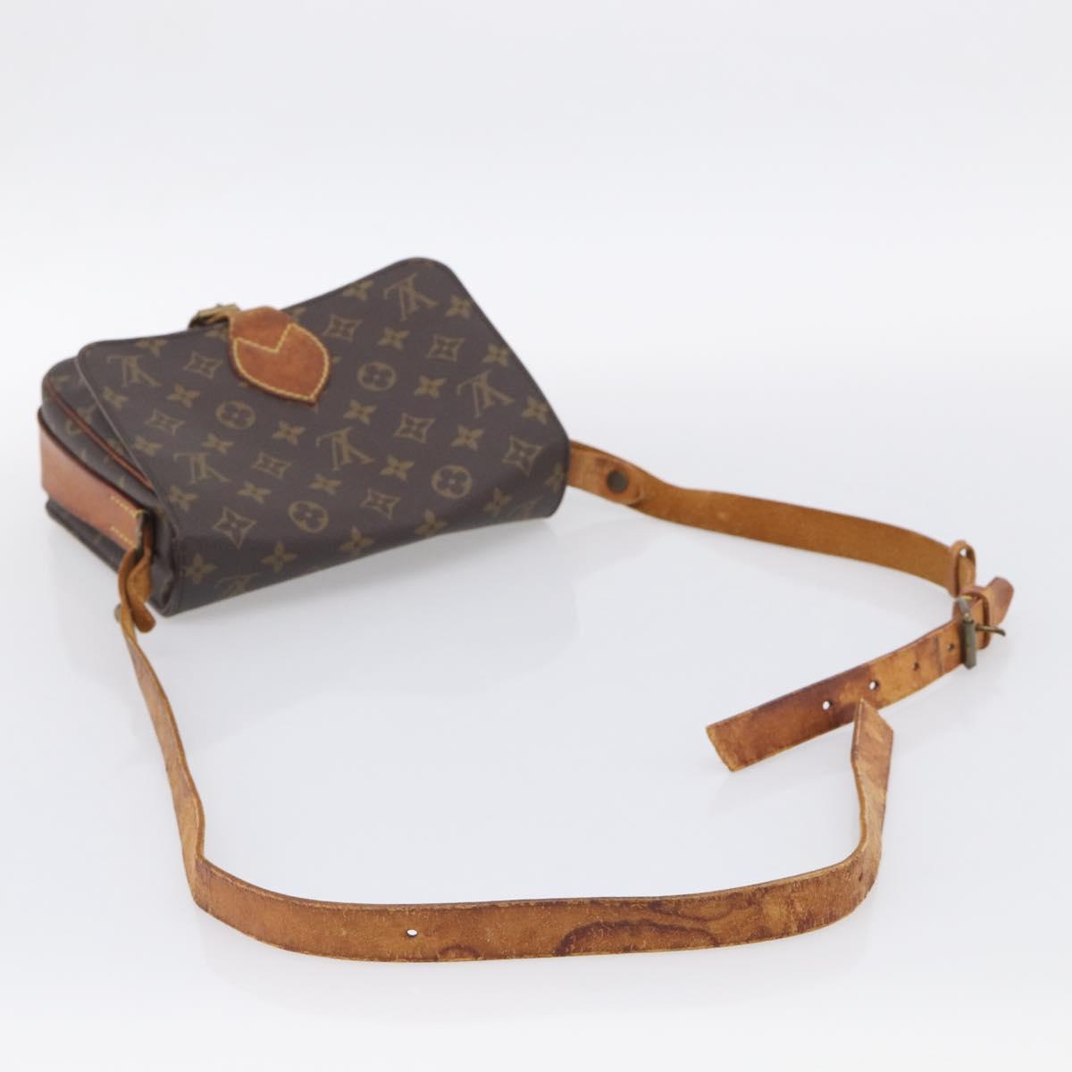 LOUIS VUITTON Monogram Cartouchiere MM Shoulder Bag M51253 LV Auth 212933