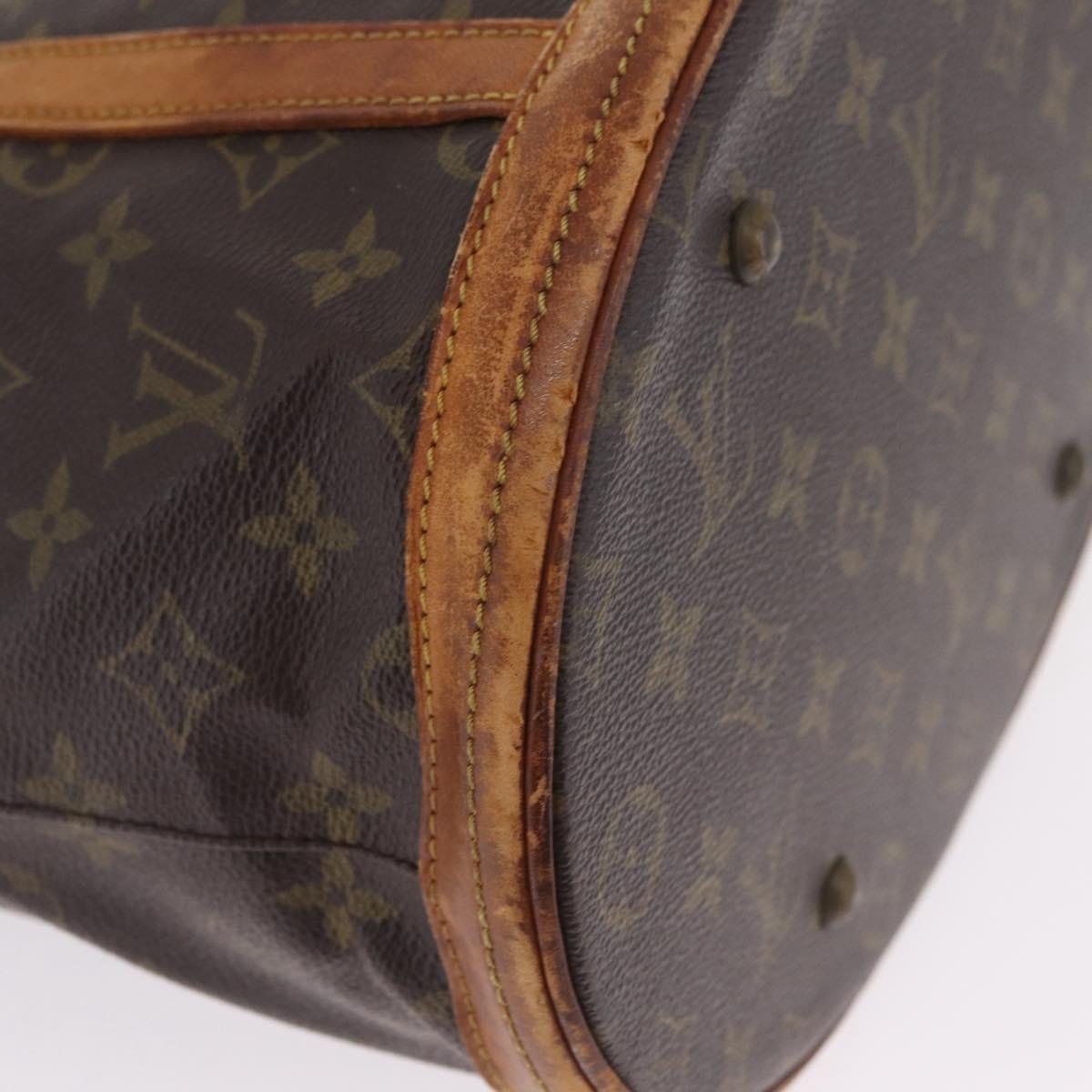 LOUIS VUITTON Monogram Bucket GM Shoulder Bag M42236 LV Auth 212934