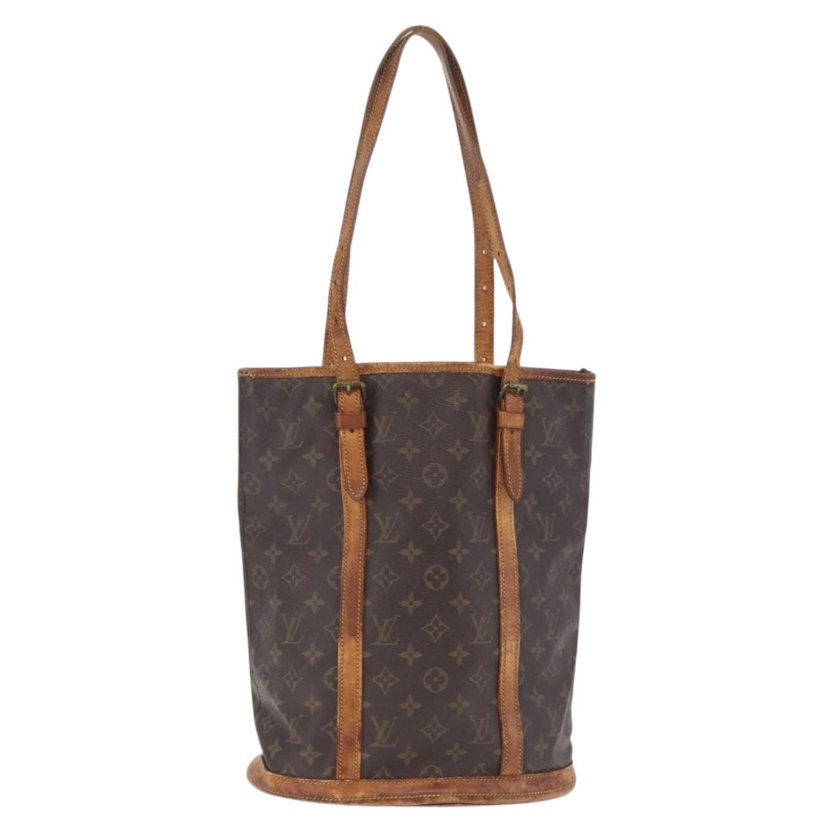 LOUIS VUITTON Monogram Bucket GM Shoulder Bag M42236 LV Auth 212934