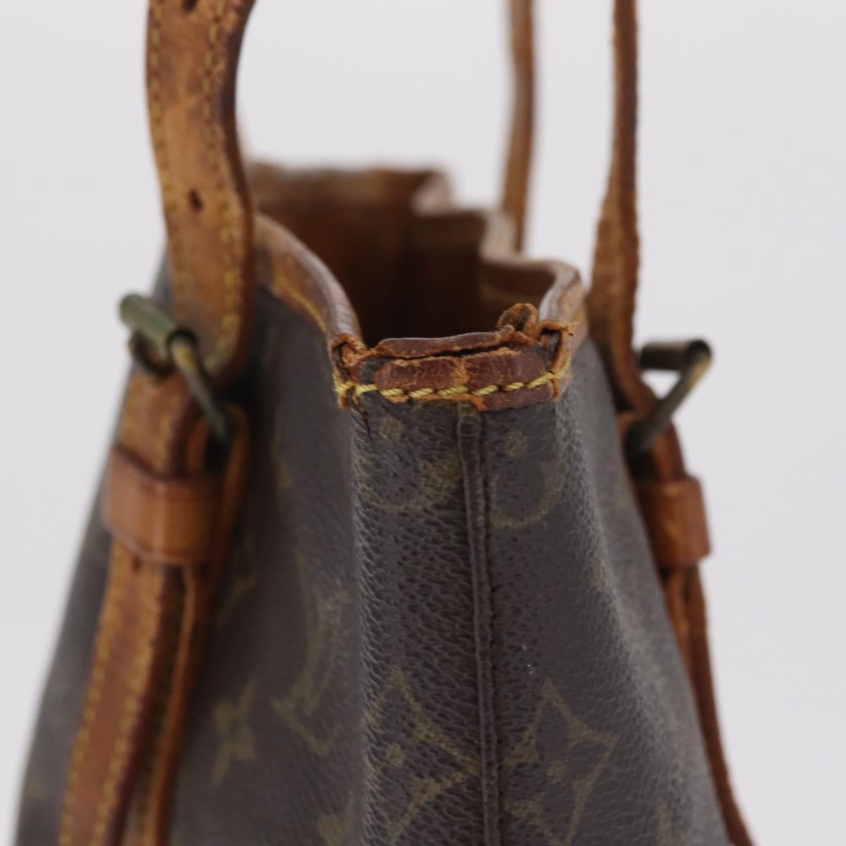 LOUIS VUITTON Monogram Bucket GM Shoulder Bag M42236 LV Auth 212934