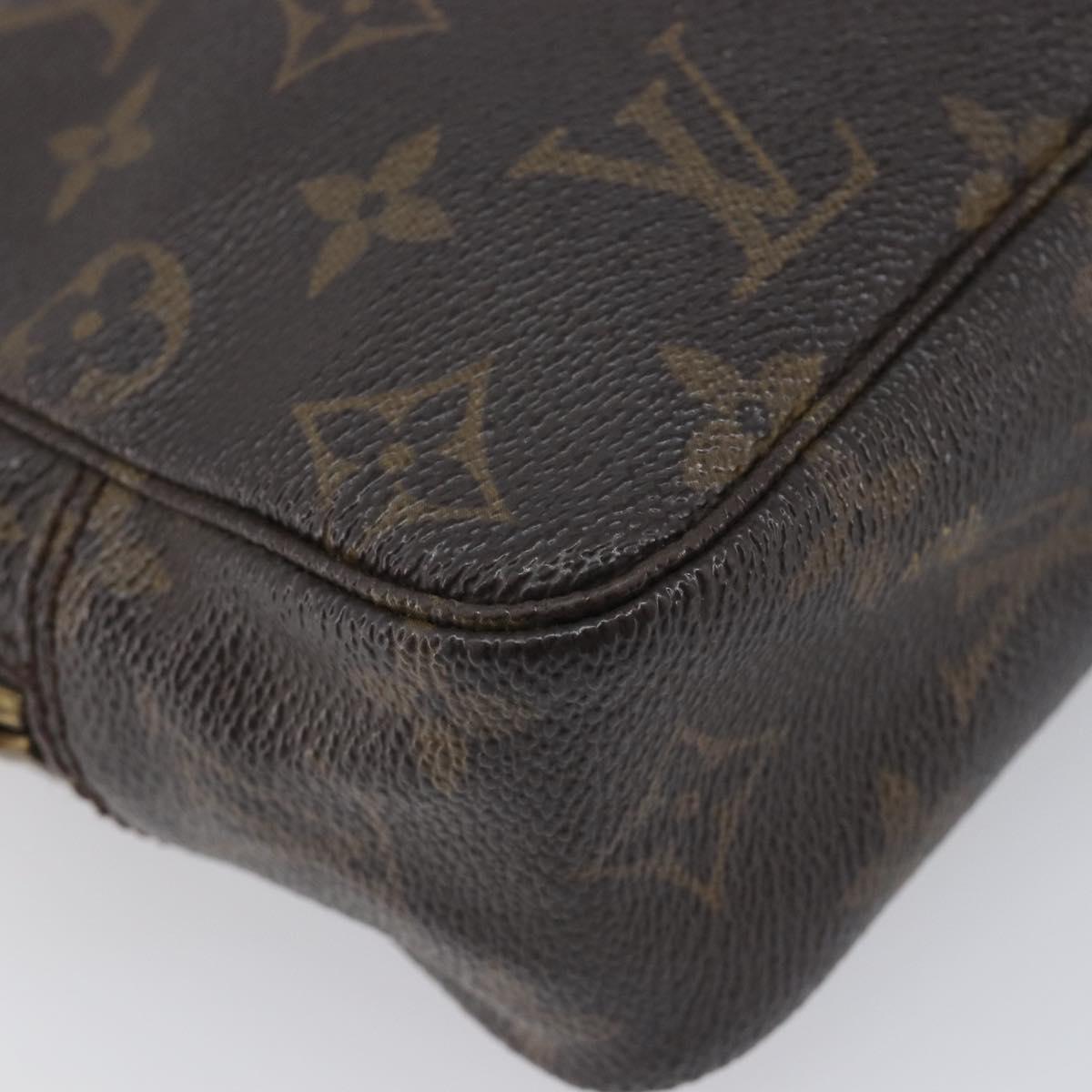 LOUIS VUITTON Monogram Trousse Toilette 18 Pouch M47526 LV Auth 212937