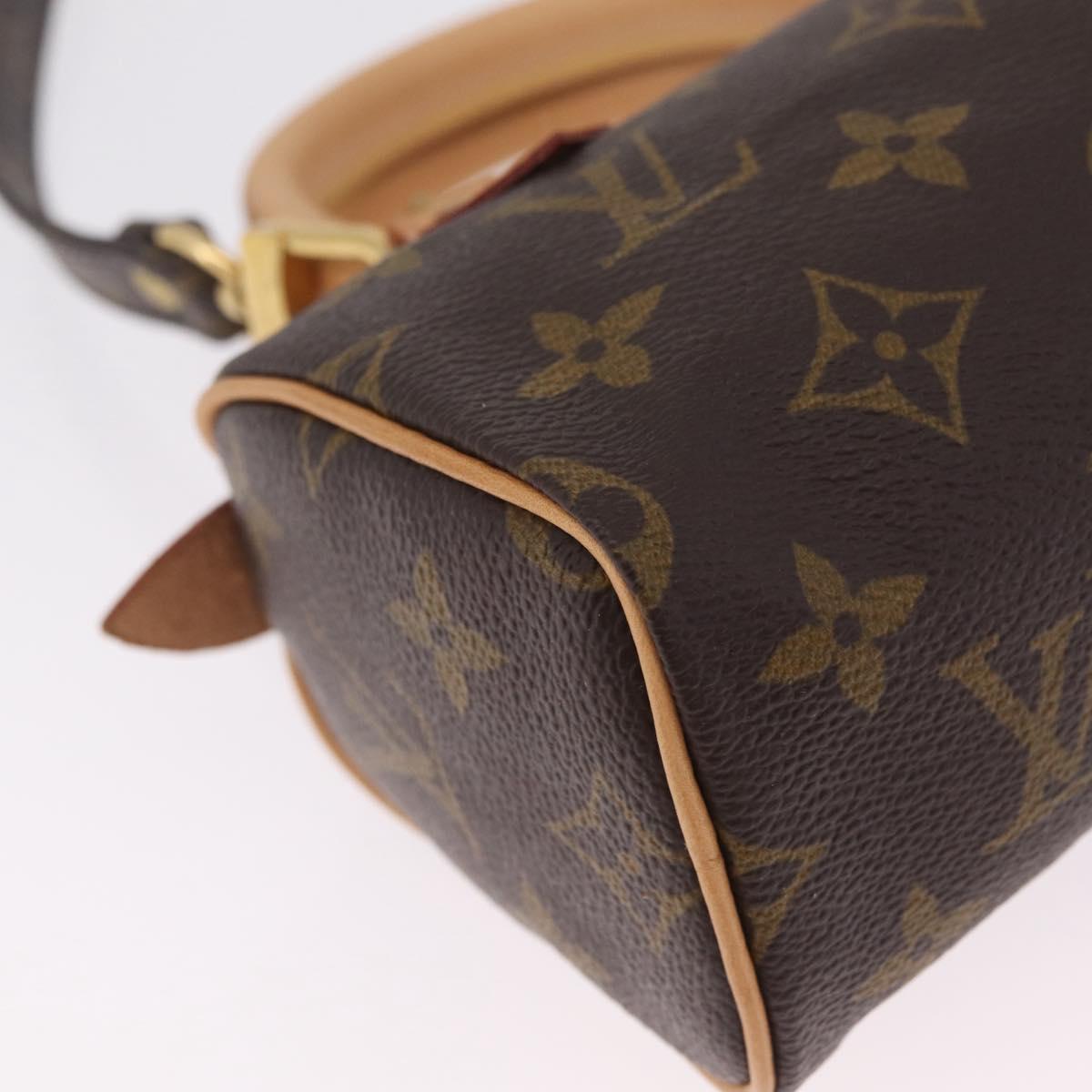LOUIS VUITTON Monogram Mini Speedy Hand Bag M41534 LV Auth 212949SAM