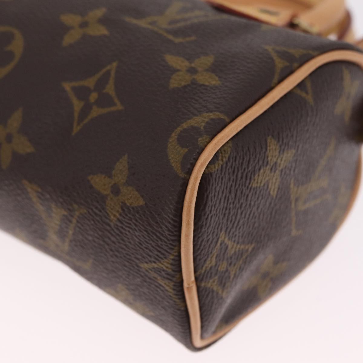 LOUIS VUITTON Monogram Mini Speedy Hand Bag M41534 LV Auth 212949SAM