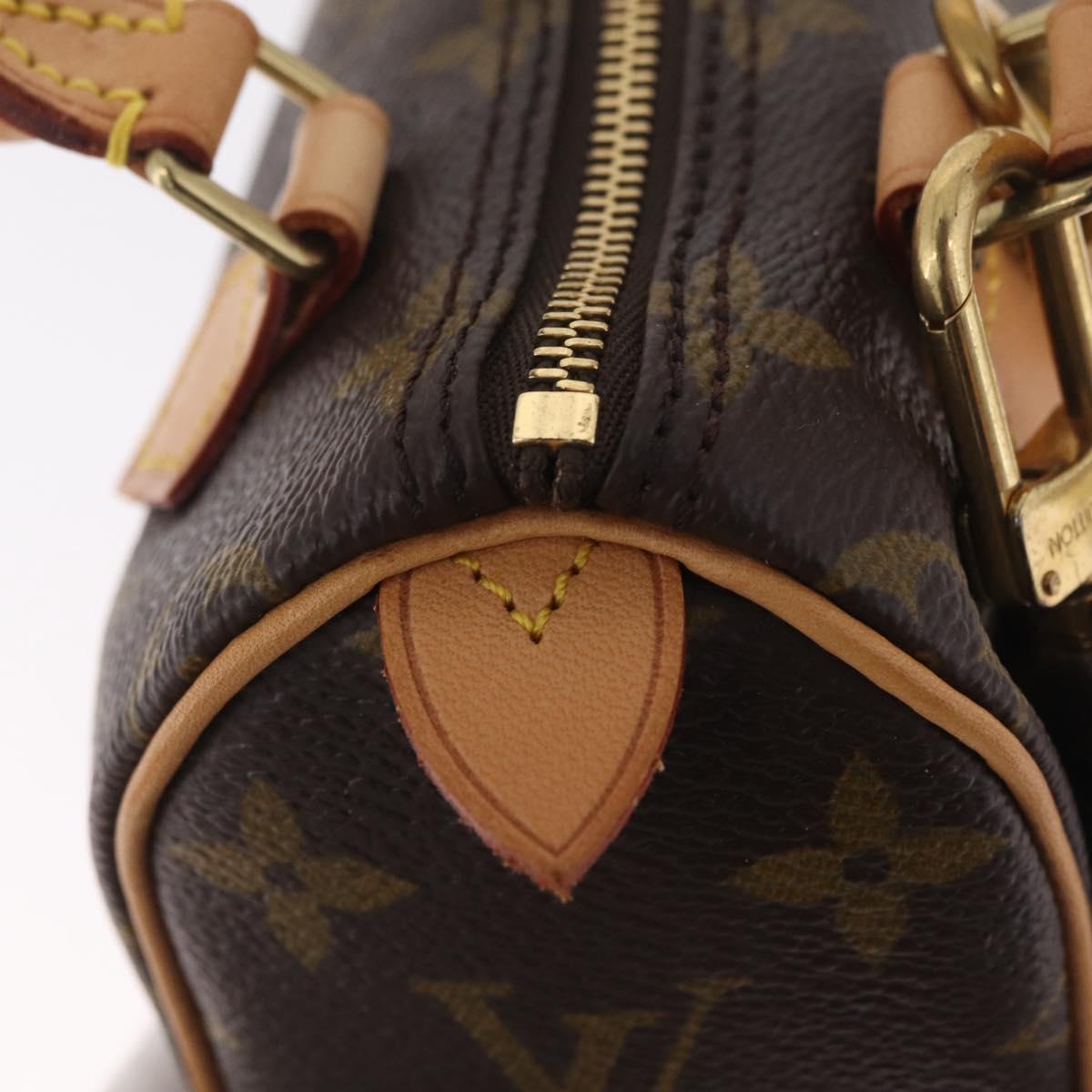 LOUIS VUITTON Monogram Mini Speedy Hand Bag M41534 LV Auth 212949SAM