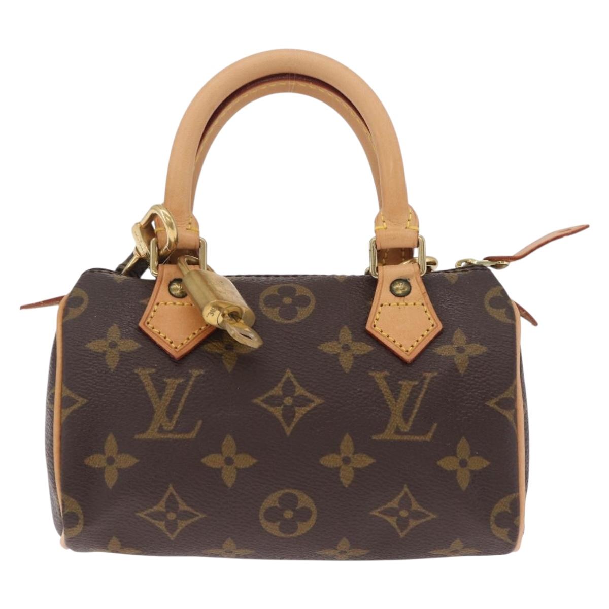 LOUIS VUITTON Monogram Mini Speedy Hand Bag M41534 LV Auth 212949SAM