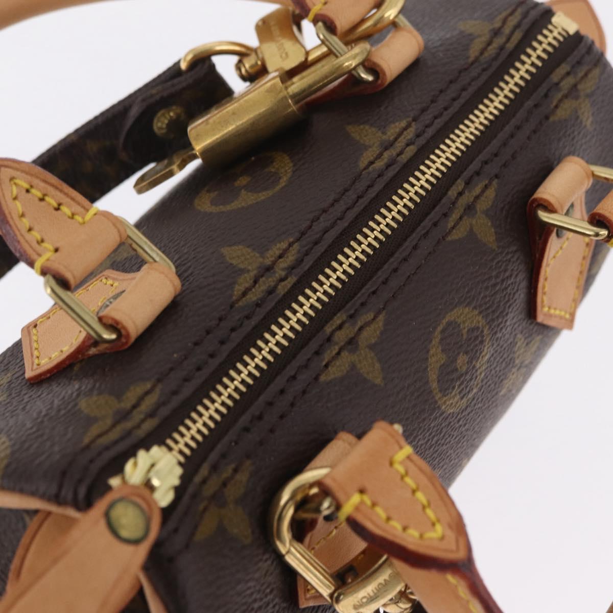 LOUIS VUITTON Monogram Mini Speedy Hand Bag M41534 LV Auth 212949SAM