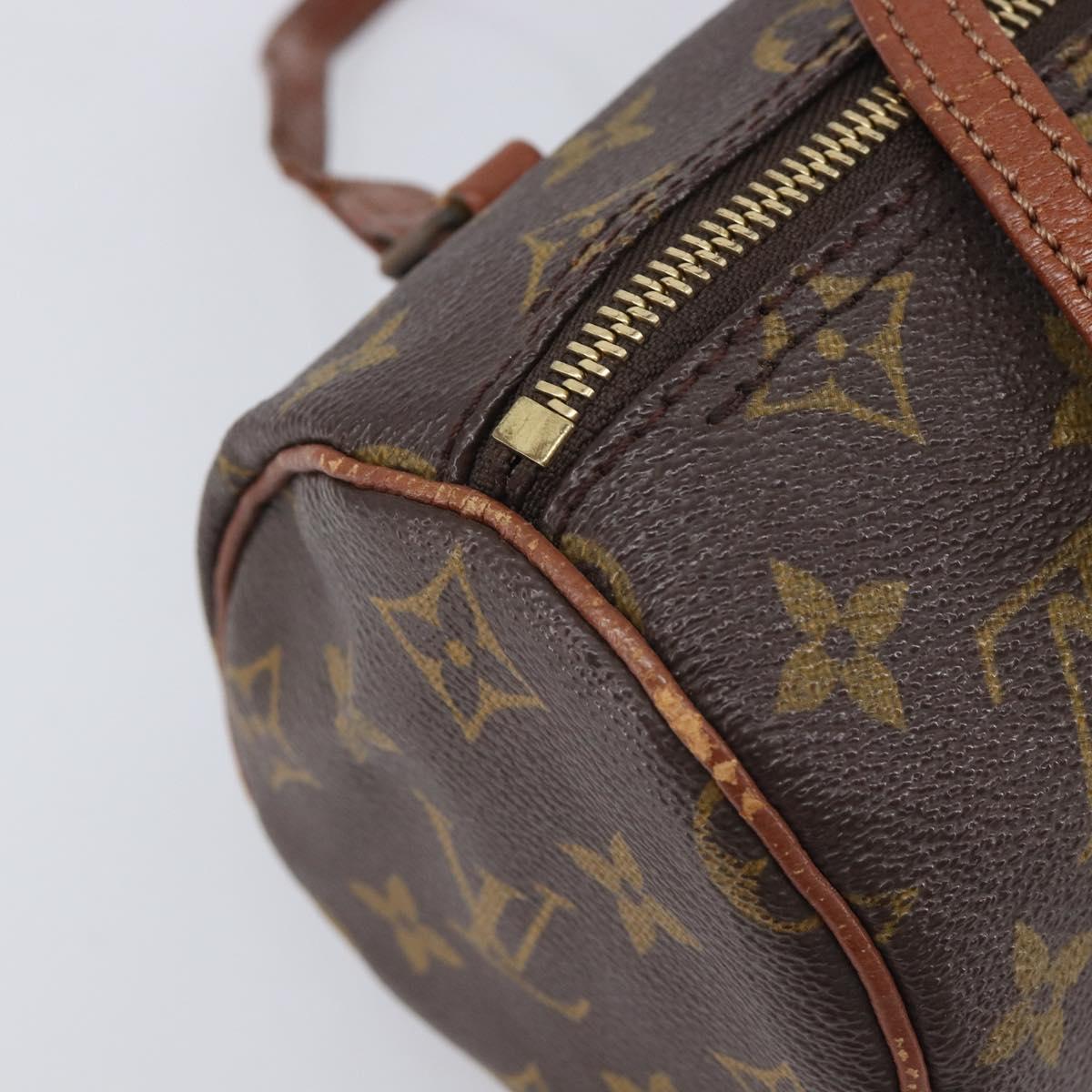 LOUIS VUITTON Monogram Papillon 19 Hand Bag M51389 LV Auth 212952