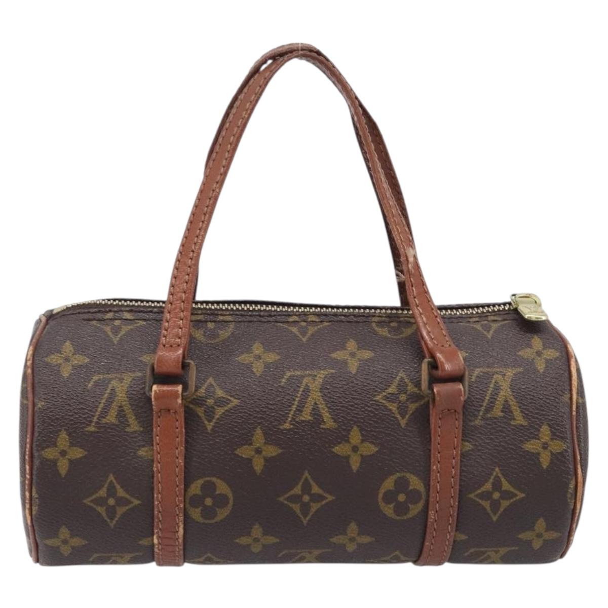 LOUIS VUITTON Monogram Papillon 19 Hand Bag M51389 LV Auth 212952