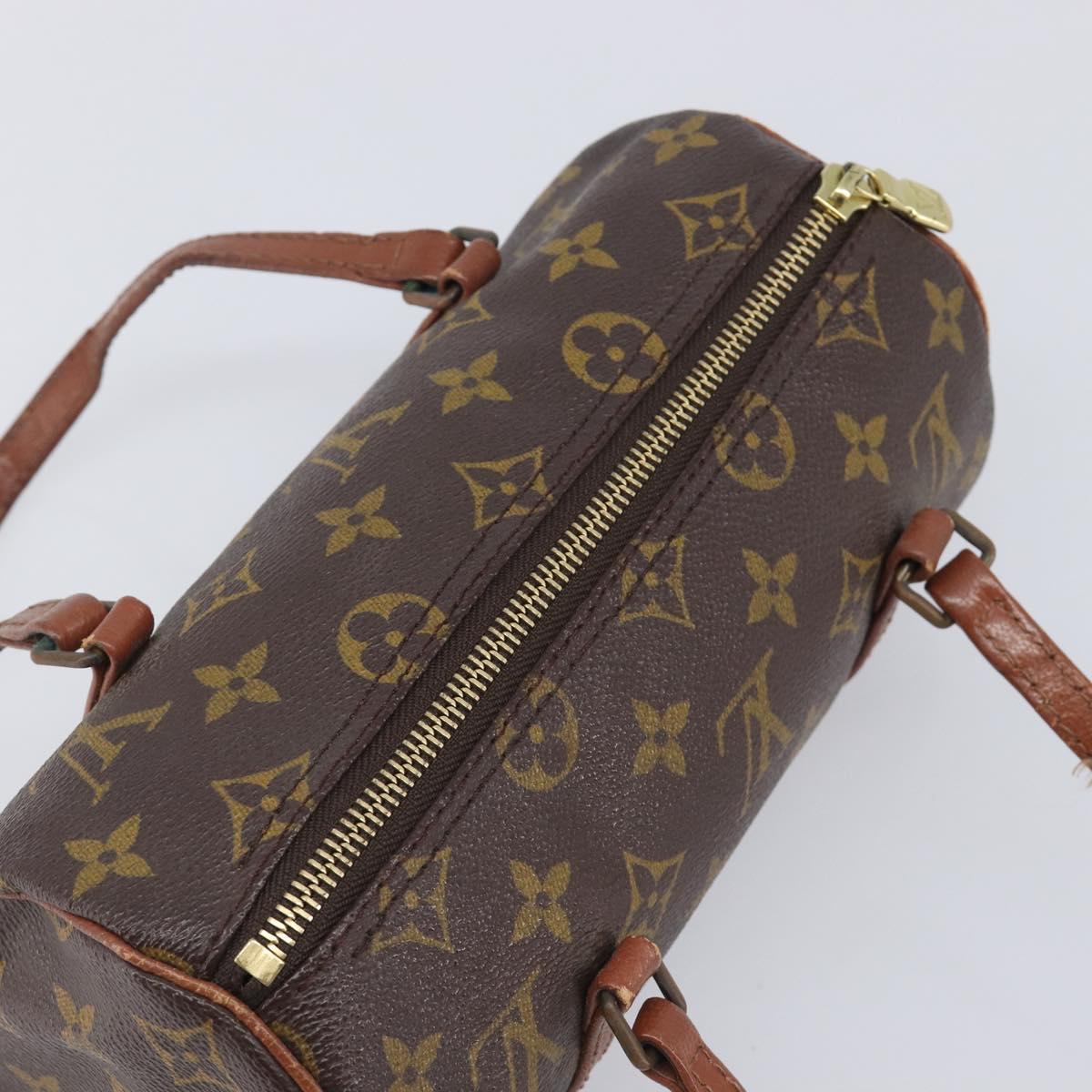 LOUIS VUITTON Monogram Papillon 19 Hand Bag M51389 LV Auth 212952